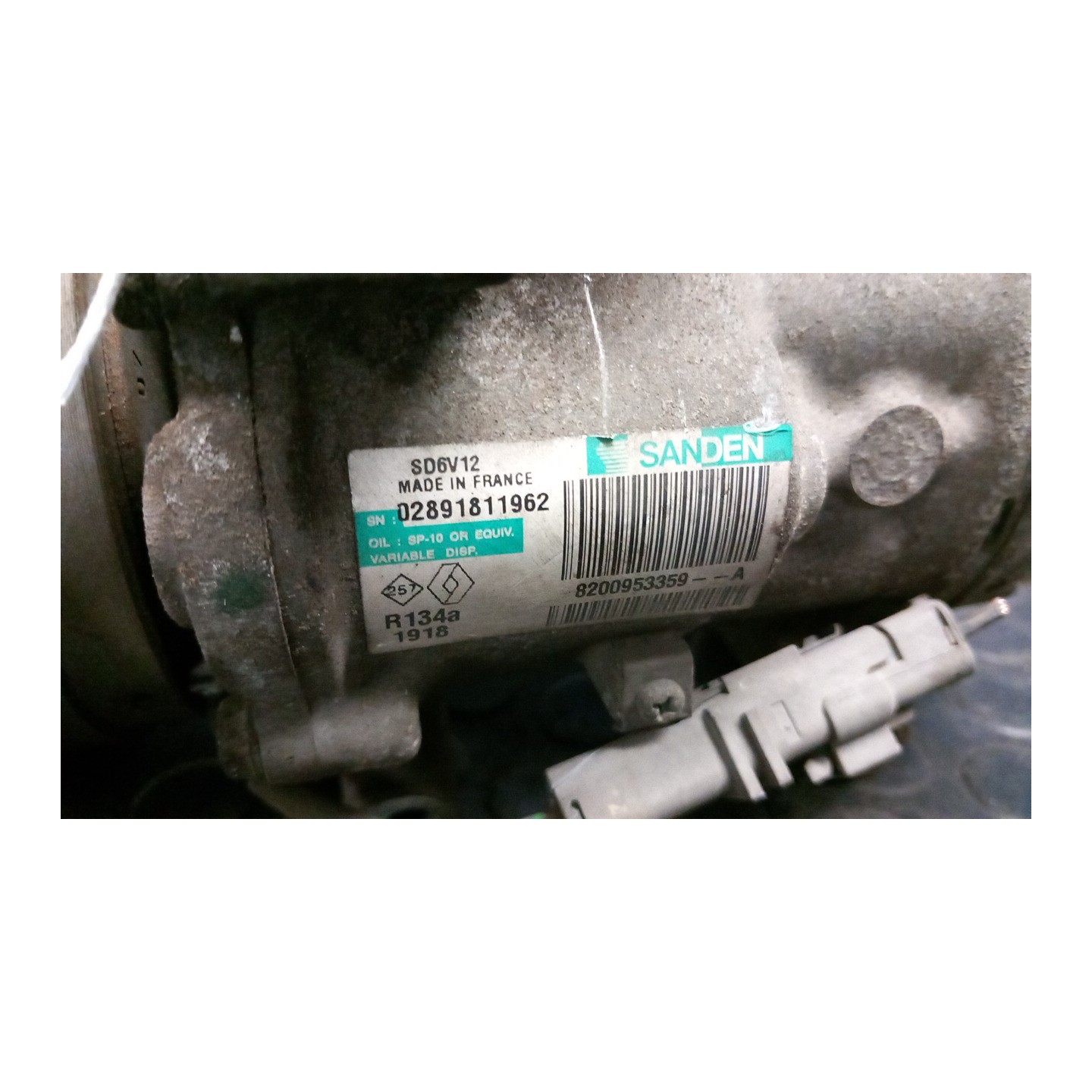 COMPRESSORE A/C 033 RENAULT KANGOO (01/08-05/13) K4M K8 8200953359