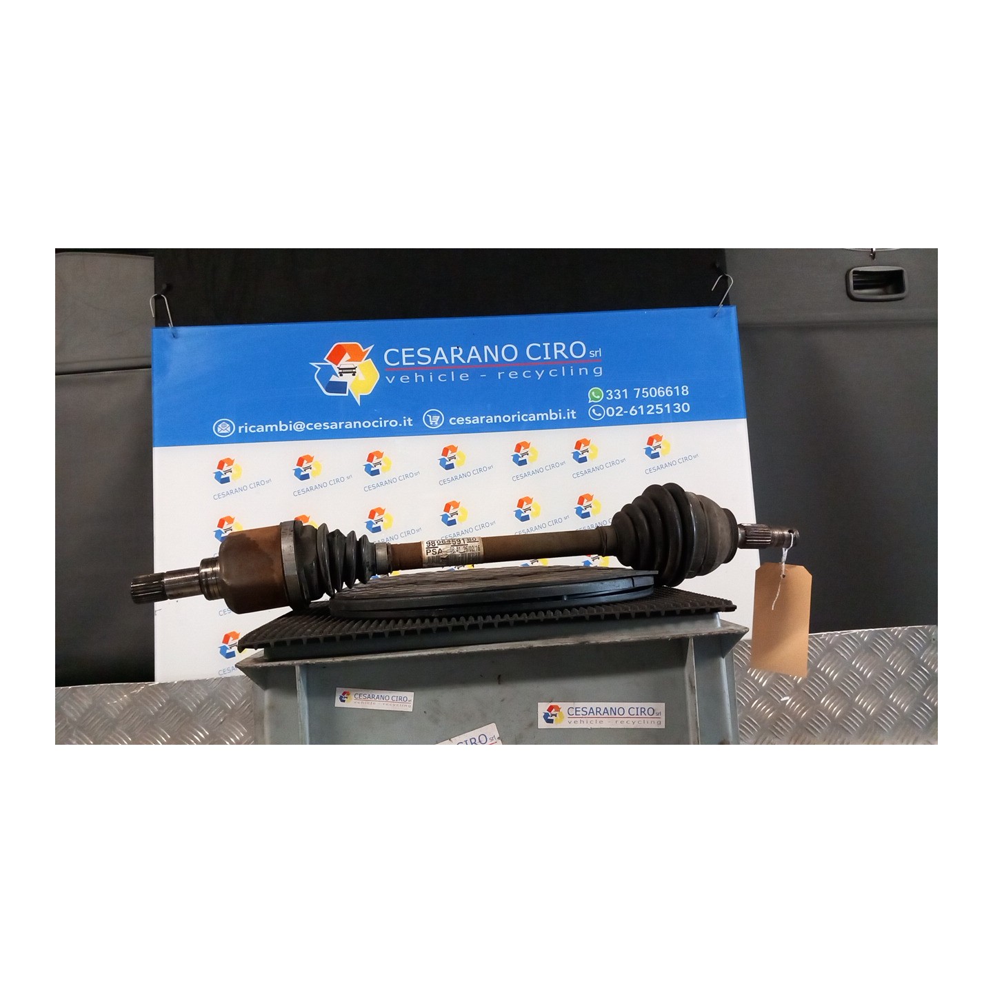 SEMIALBERO ANT. COMPL. SX. 057 CITROEN C3 PICASSO (02/09-02/18) HN01 9800387380