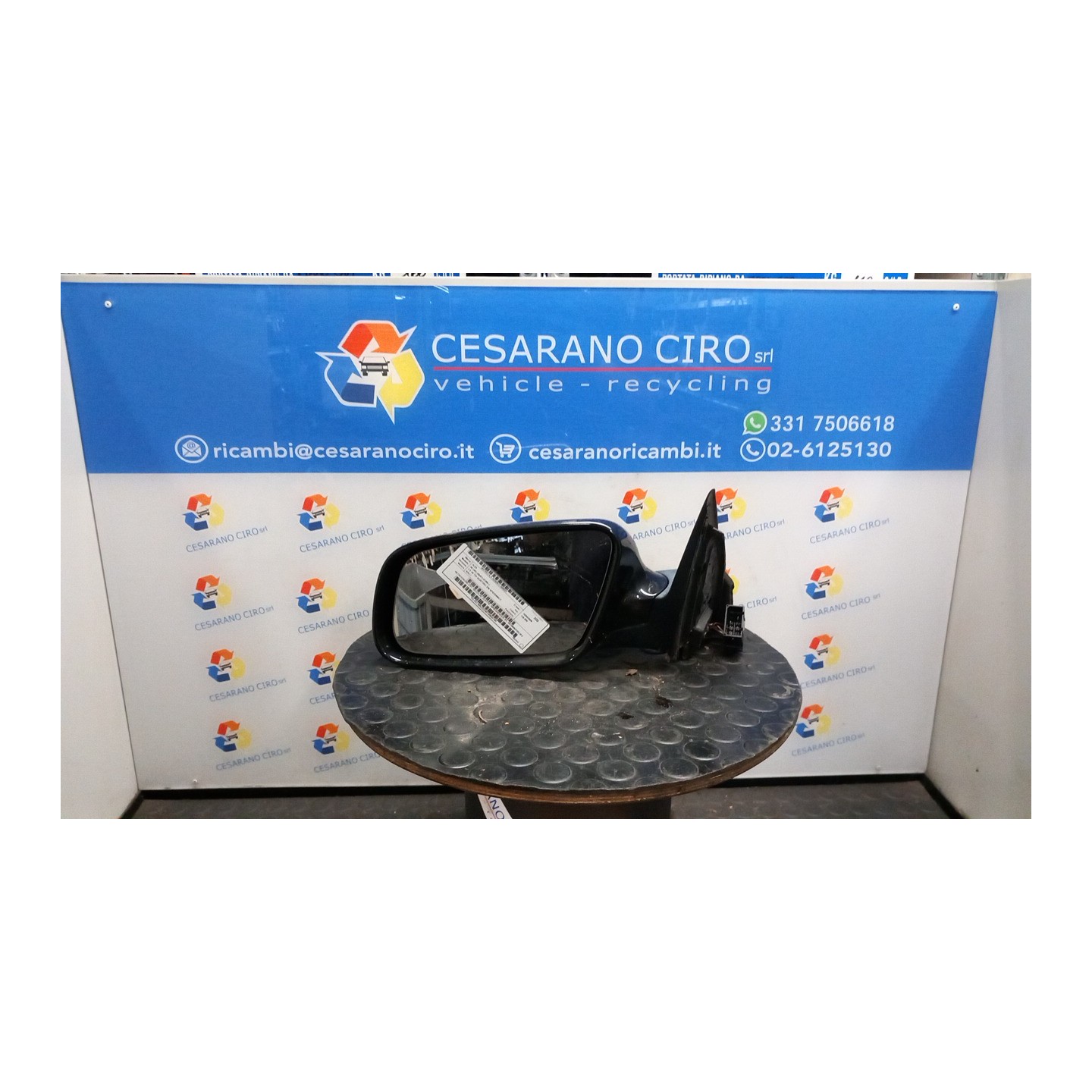 RETROVISORE EST. REGOLAZ. ELETTR. RIPIEGHEVOLE SX. 031 AUDI A6 (4B) (05/01-01/05) BAU 4B1858531BC3FZ