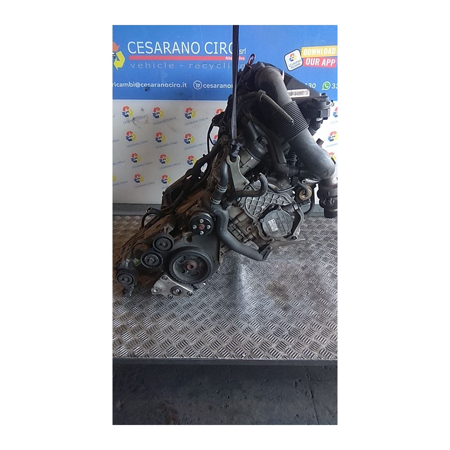 MOTORE COMPL. 035 MERCEDES-BENZ CLASSE A (W/C169) (07/04-04/13 640940 A6400105000