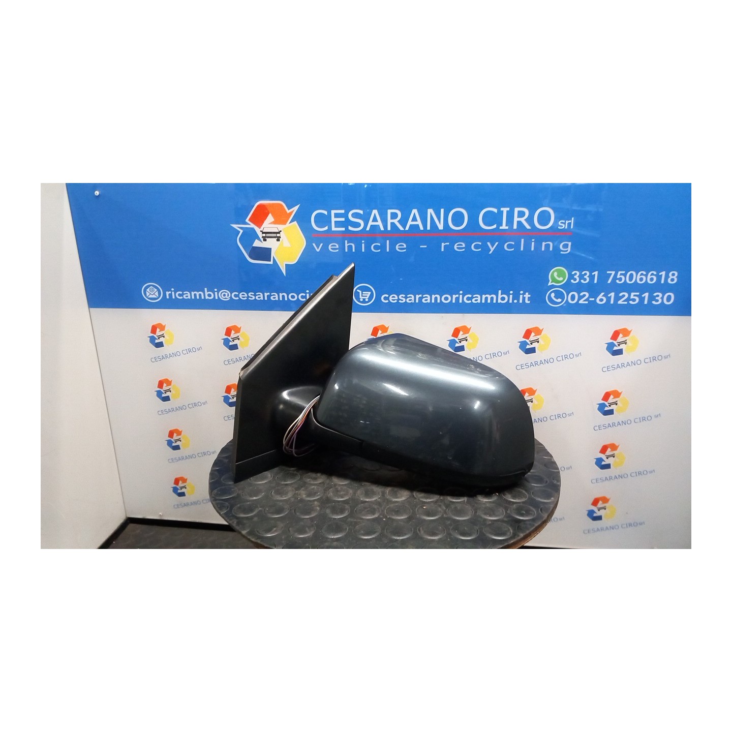 RETROVISORE EST. REGOLAZ. ELETTR. SX. 054 VOLKSWAGEN POLO (9N) (10/01-03/05) BBY 6Q1857507G01C