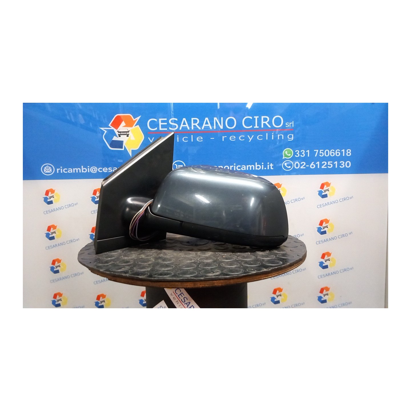 RETROVISORE EST. REGOLAZ. ELETTR. SX. 054 VOLKSWAGEN POLO (9N) (10/01-03/05) BBY 6Q1857507G01C