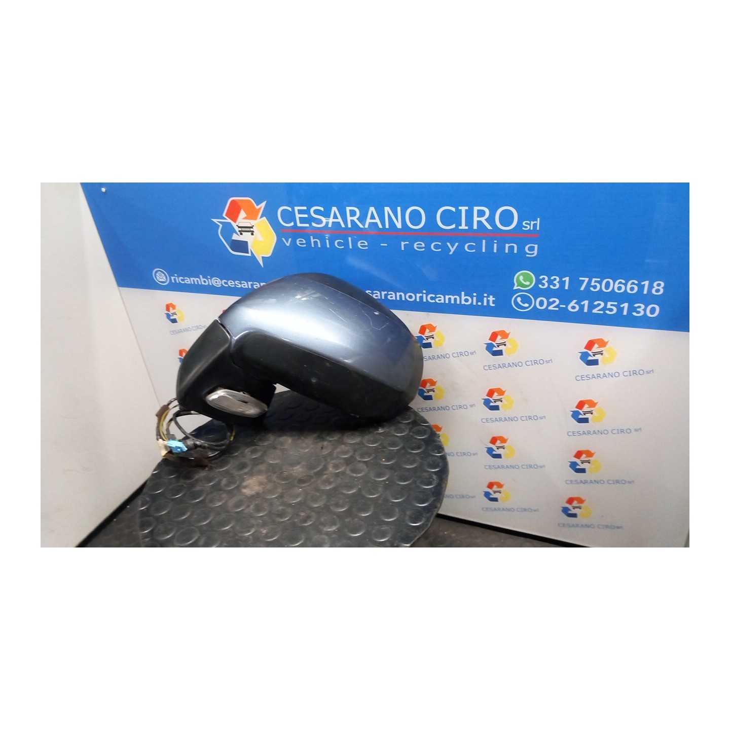 RETROVISORE EST. REGOLAZ. ELETTR. RIPIEGHEVOLE C/MEMORIA SX. 063 CITROEN C4 PICASSO (09/06-08/13) 6FY 8153H4