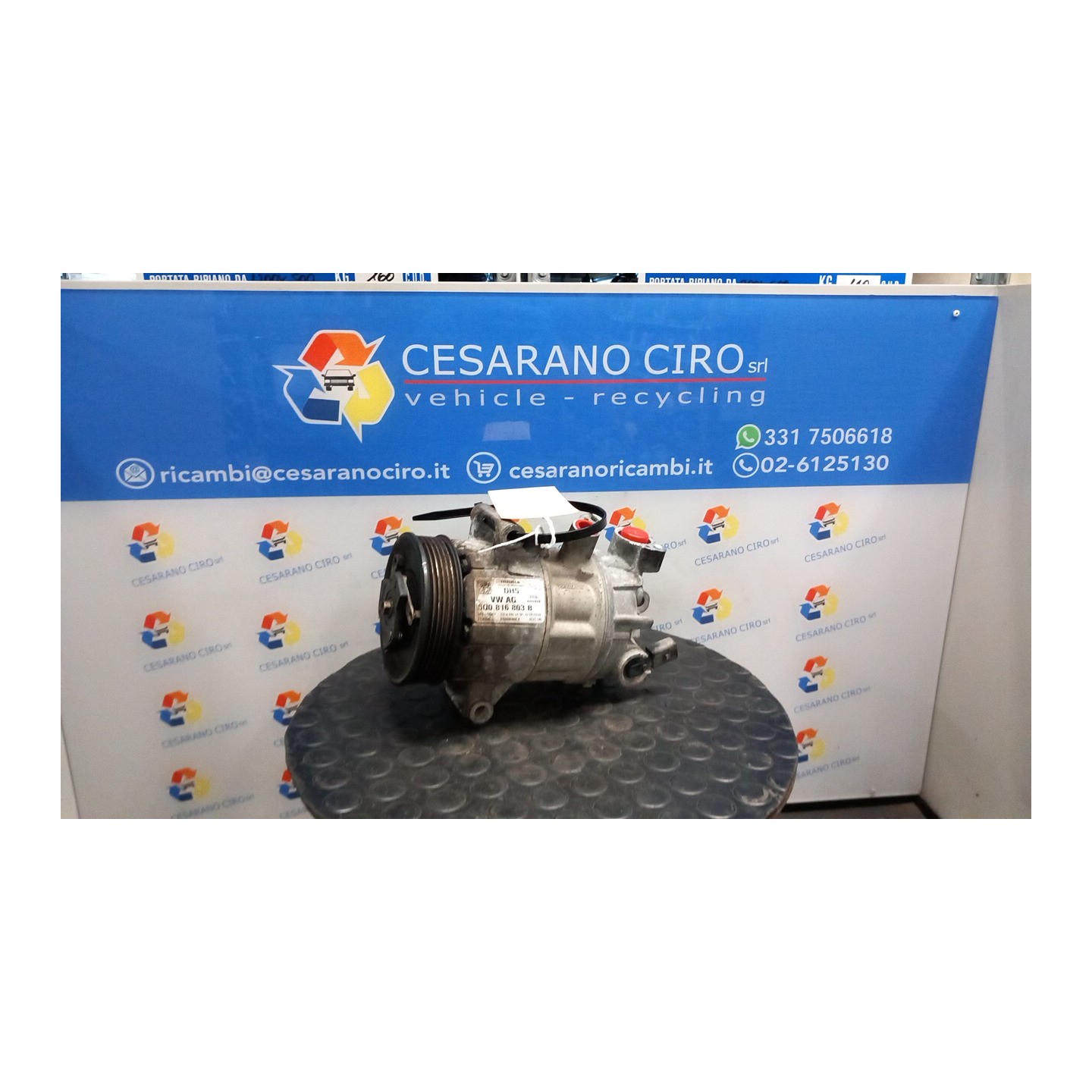 COMPRESSORE A/C 009 SEAT LEON (10/12-10/17) CRM 5Q0820803