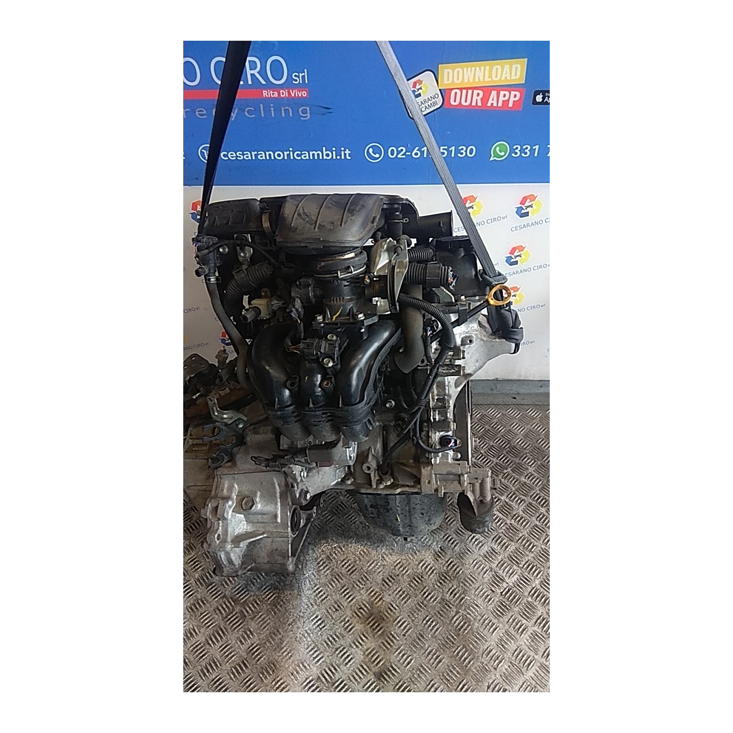 MOTORE COMPL. 022 CITROEN C1 (05/05-04/14) 1KR 135KT