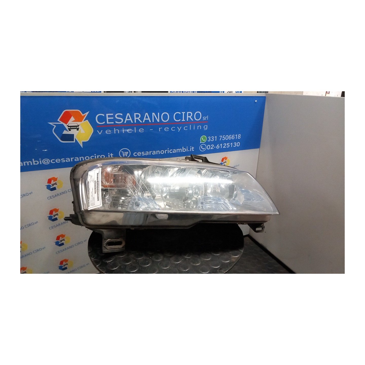 PROIETTORE DX. 027 FIAT STILO (2C) (09/01-11/03) 182B6000 51716355
