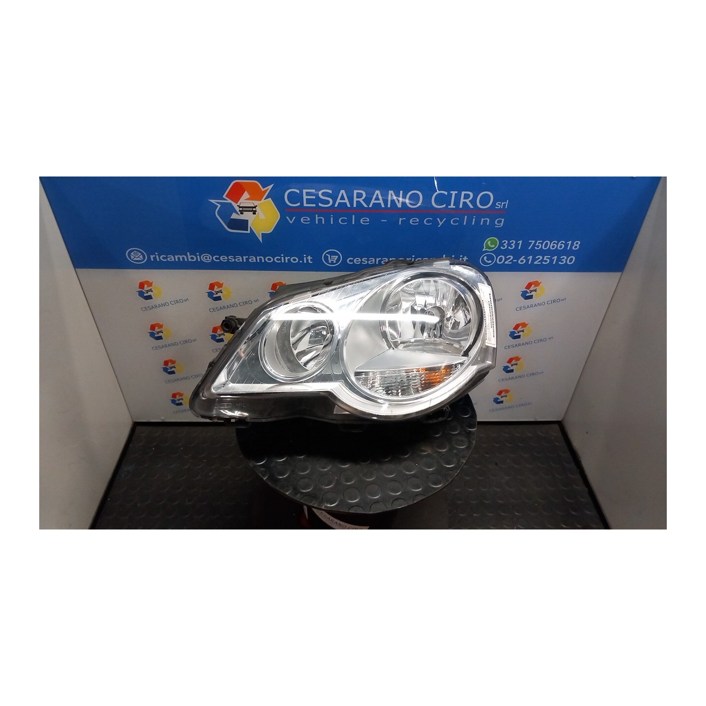 PROIETTORE VALEO SX. 080 VOLKSWAGEN POLO (9N) (04/05-) BKY 6Q1941007AT
