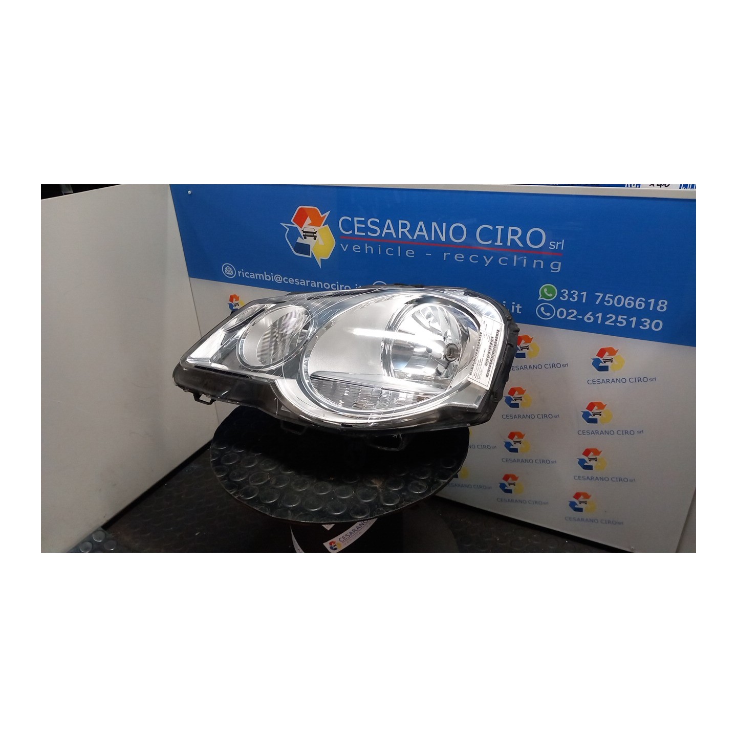 PROIETTORE VALEO SX. 080 VOLKSWAGEN POLO (9N) (04/05-) BKY 6Q1941007AT