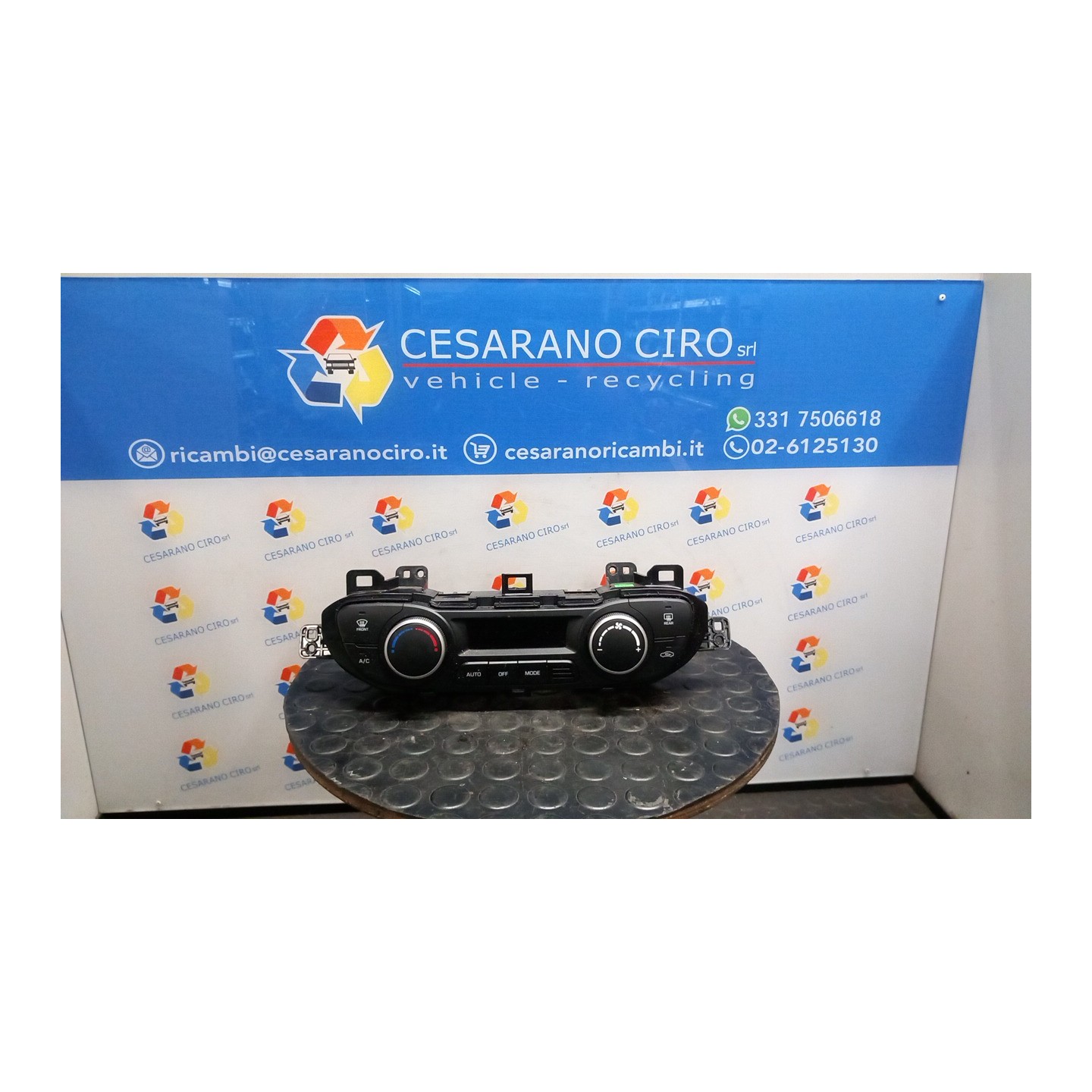 BLOCCO COMANDO CLIMATIZZAZIONE P/A/C AUTO 002 HYUNDAI I10 (12/16-04/21) G3LA 97250B9AG0PGB