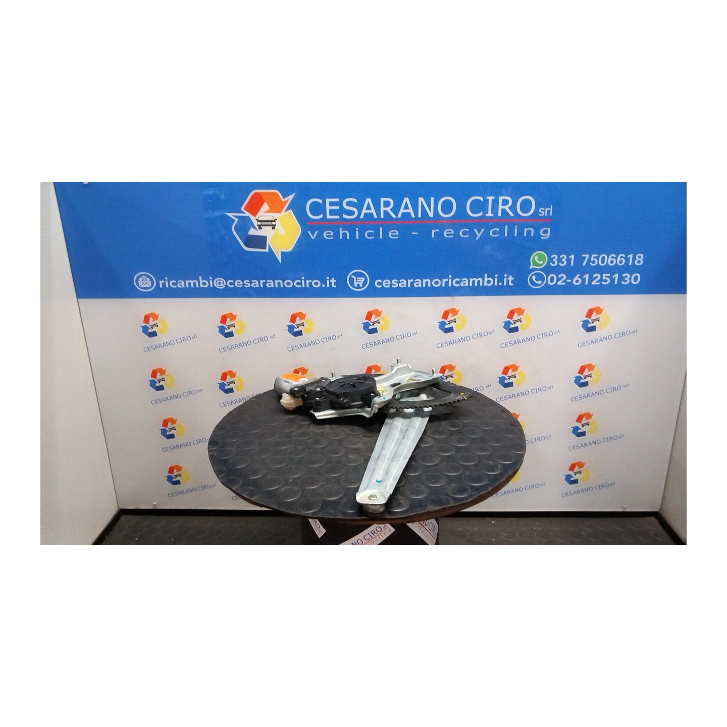 ALZACRISTALLO PORTA POST. DX. 004 HYUNDAI I10 (12/16-04/21) G3LA 83402B9000