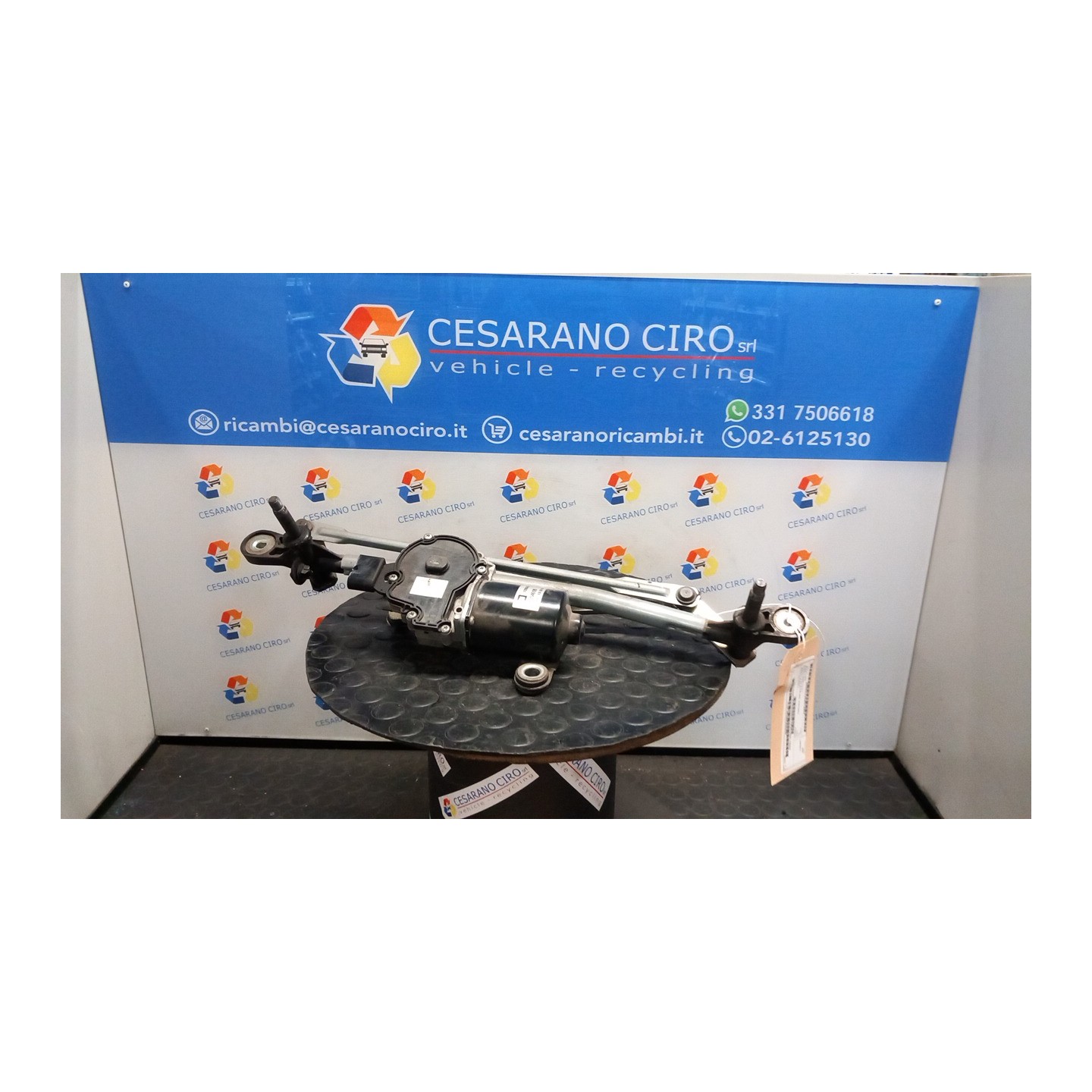MECCANISMO TERGIPARABREZZA CON MOTORINO 019 OPEL ADAM (11/12-) A12XER 13354342