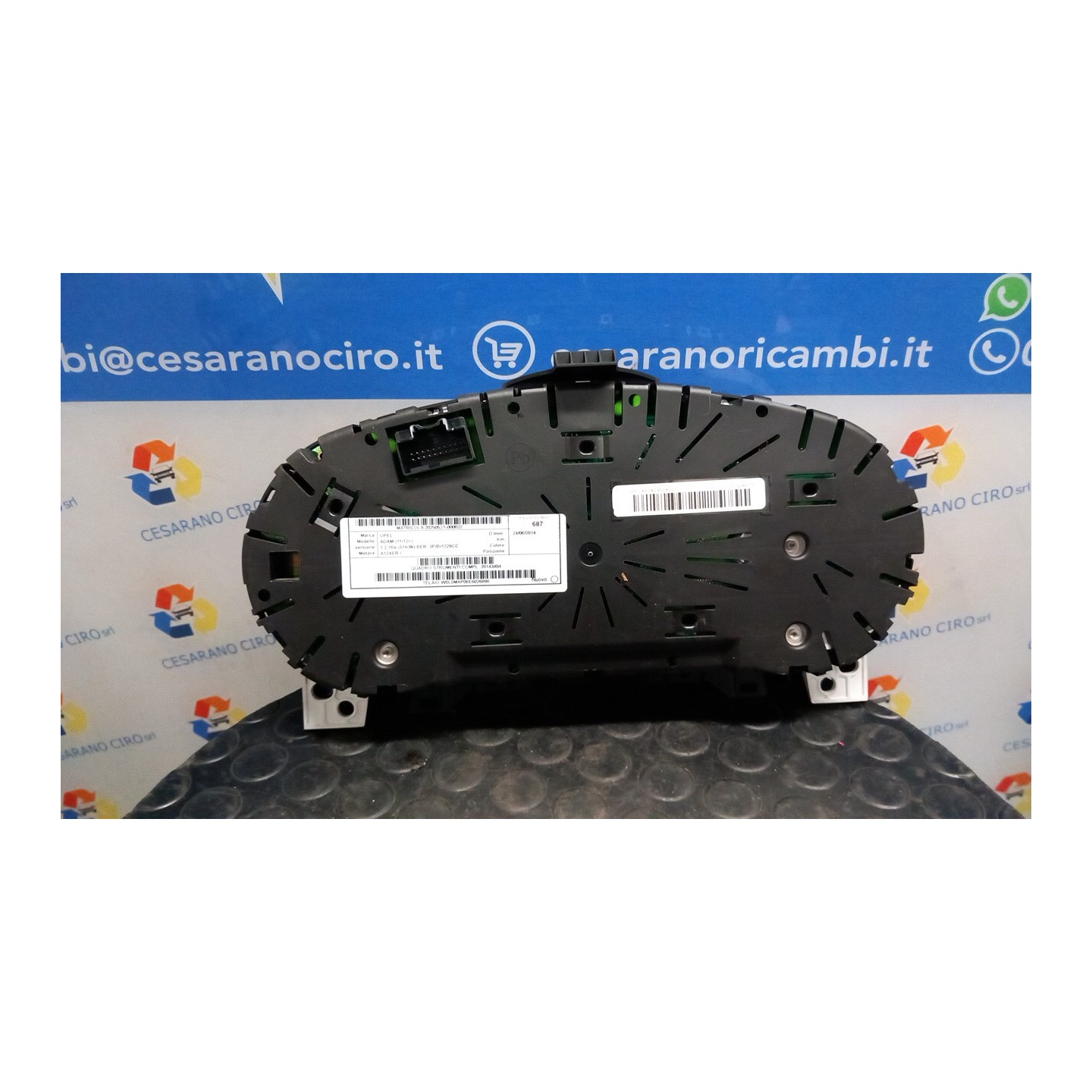 QUADRO STRUMENTI COMPL. 022 OPEL ADAM (11/12-) A12XER 39143404