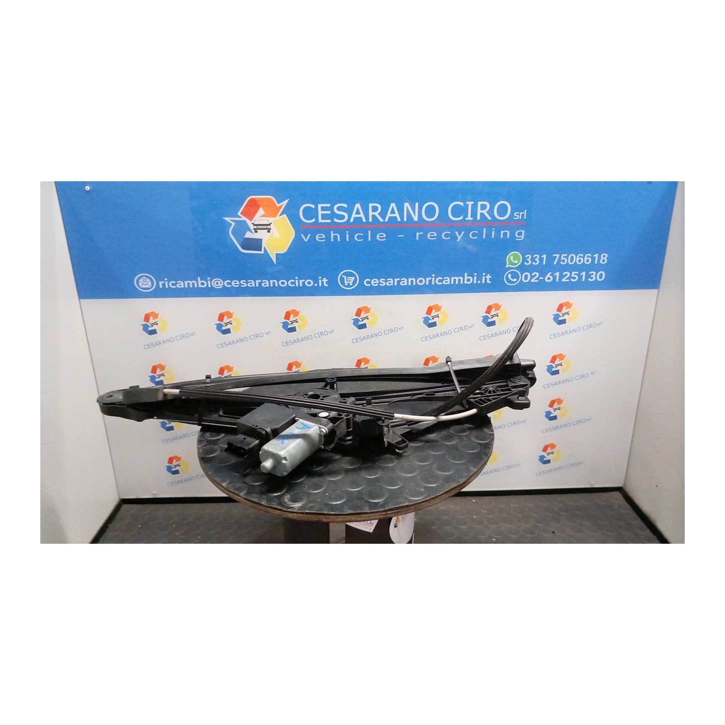 ALZACRISTALLO ELETTR. PORTA ANT. CON MOTORINO DX. 046 PEUGEOT 3008 (07/16-03/21) 5G06 9830389280