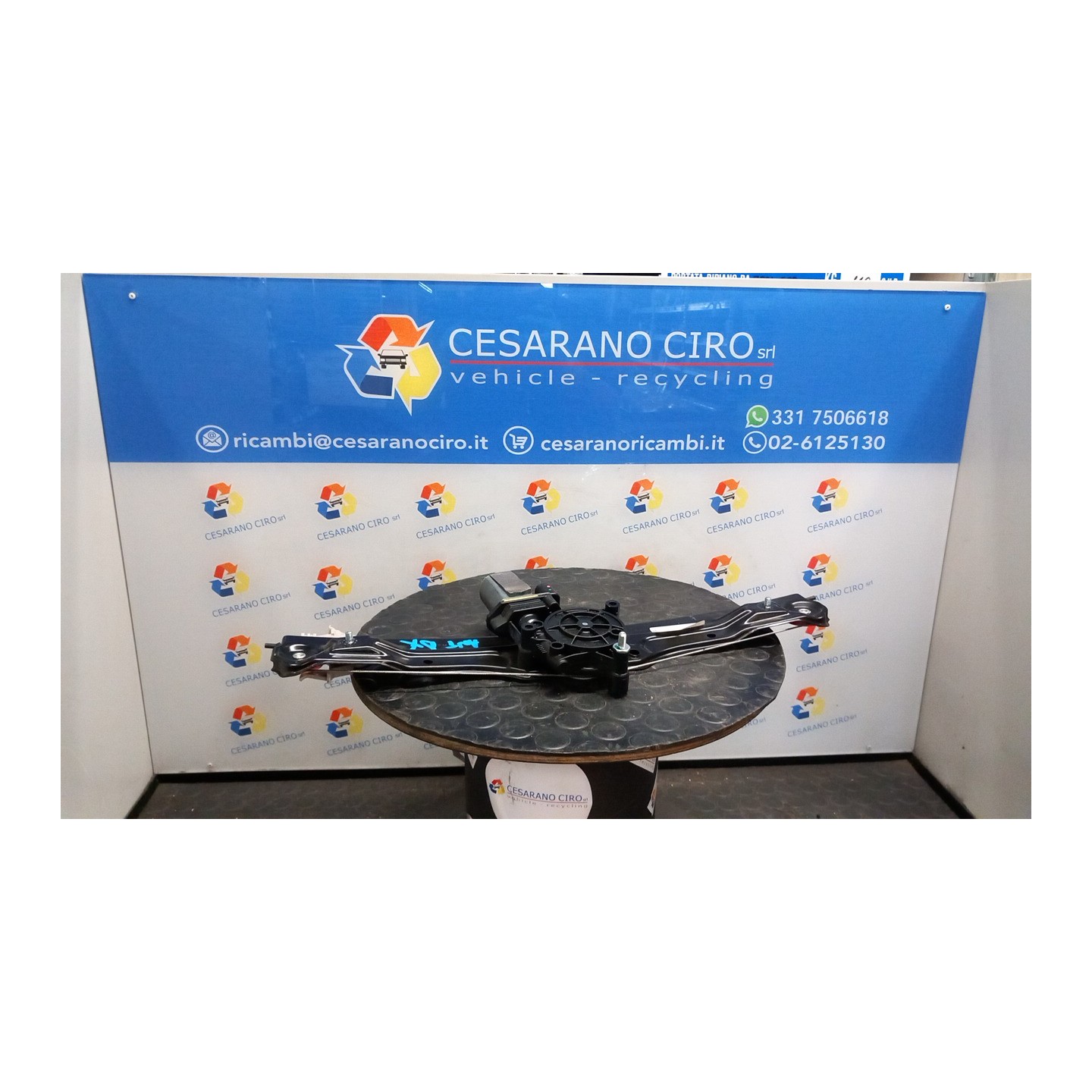 ALZACRISTALLO ELETTR. PORTA ANT. DX. 001 LANCIA YPSILON (TK) (07/15-06/19) 169A4000 52096801