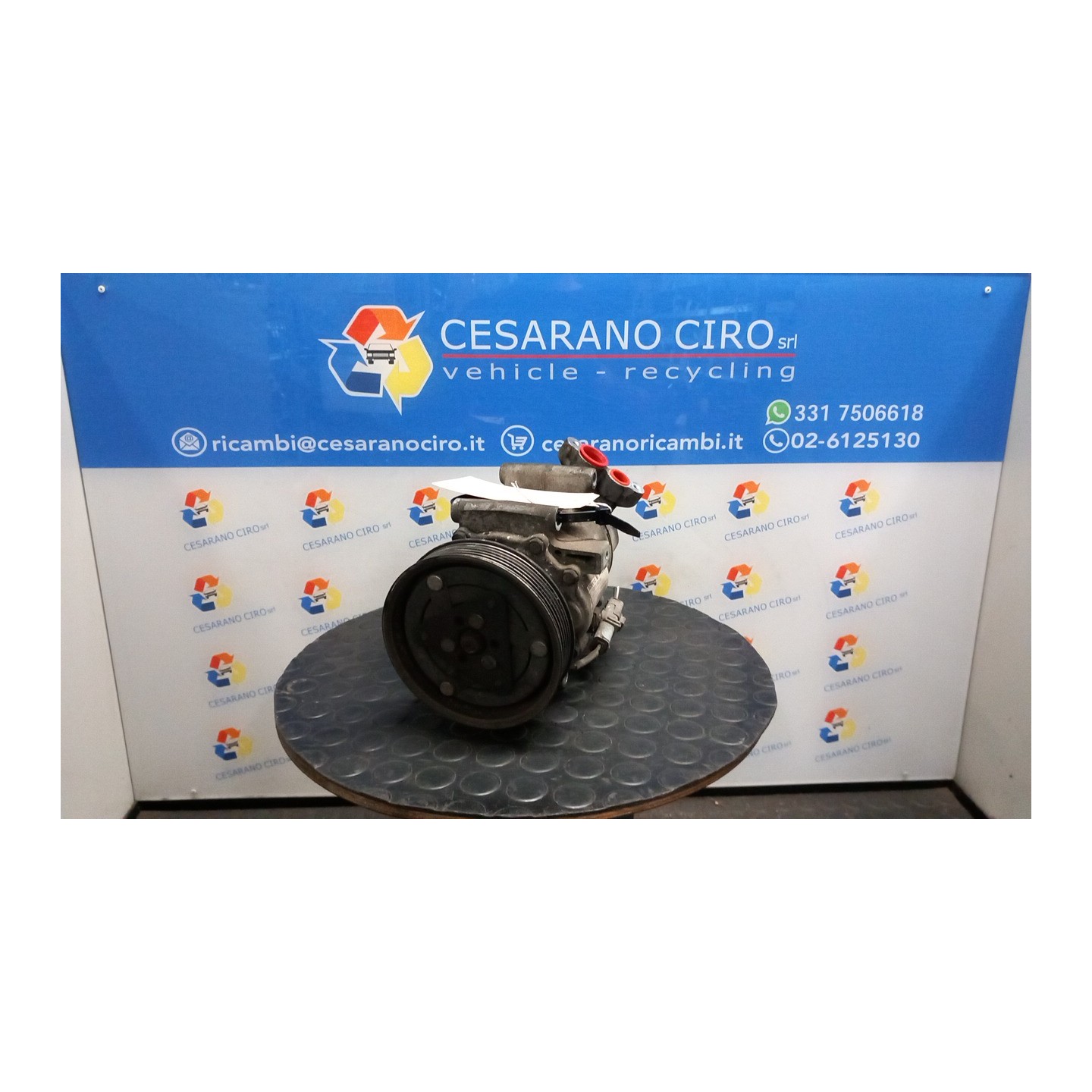 COMPRESSORE A/C 049 RENAULT TWINGO 2A SERIE (06/07-02/12) K9KP8 8200953359