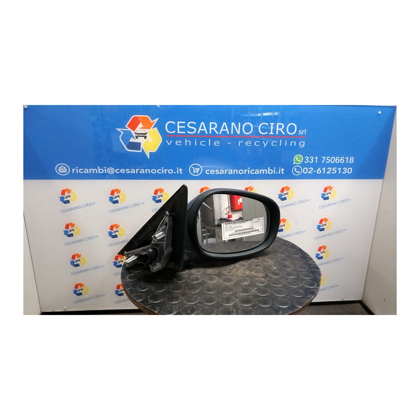RETROVISORE EST. REGOLAZ. ELETTR. DX. 059 BMW SERIE 3 (E90/E91) (09/08-) N47D20C 51167268262