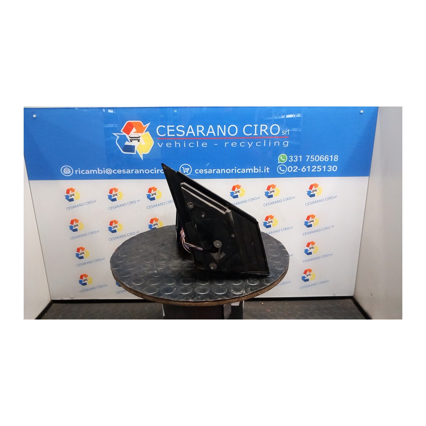 RETROVISORE EST. REGOLAZ. ELETTR. SX. 064 VOLKSWAGEN POLO (9N) (10/01-03/05) AZQ 6Q1857507G01C