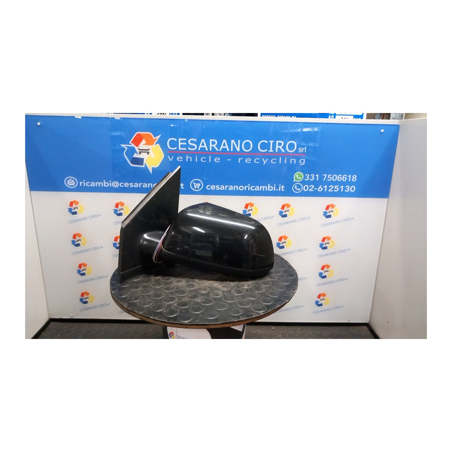 RETROVISORE EST. REGOLAZ. ELETTR. SX. 064 VOLKSWAGEN POLO (9N) (10/01-03/05) AZQ 6Q1857507G01C