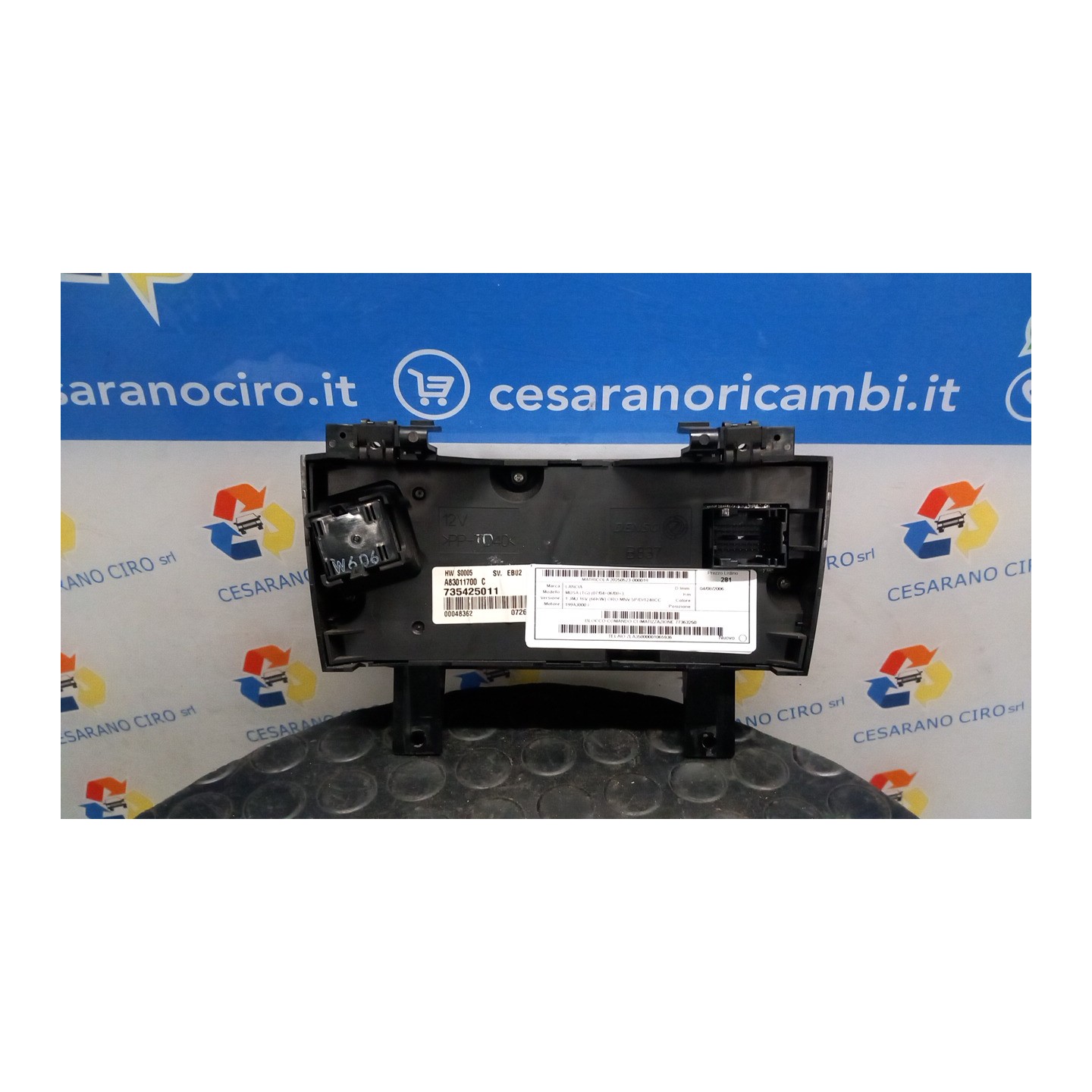 BLOCCO COMANDO CLIMATIZZAZIONE 018 LANCIA MUSA (TG) (07/04-06/08) 199A3000 77363250