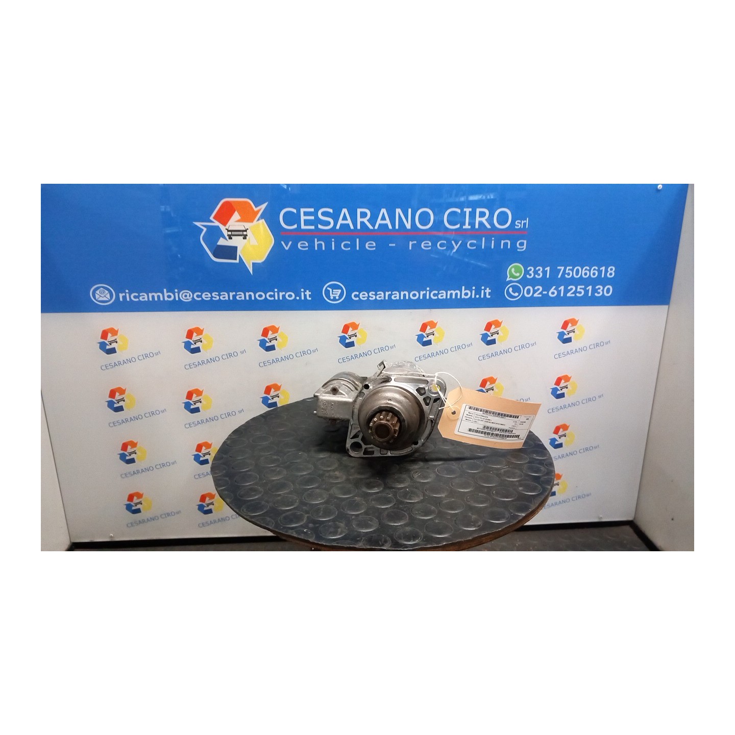 MOTORINO AVVIAMENTO 1.1KW BOSCH 017 VOLKSWAGEN GOLF PLUS (02/09-) CBD 0AH911023A