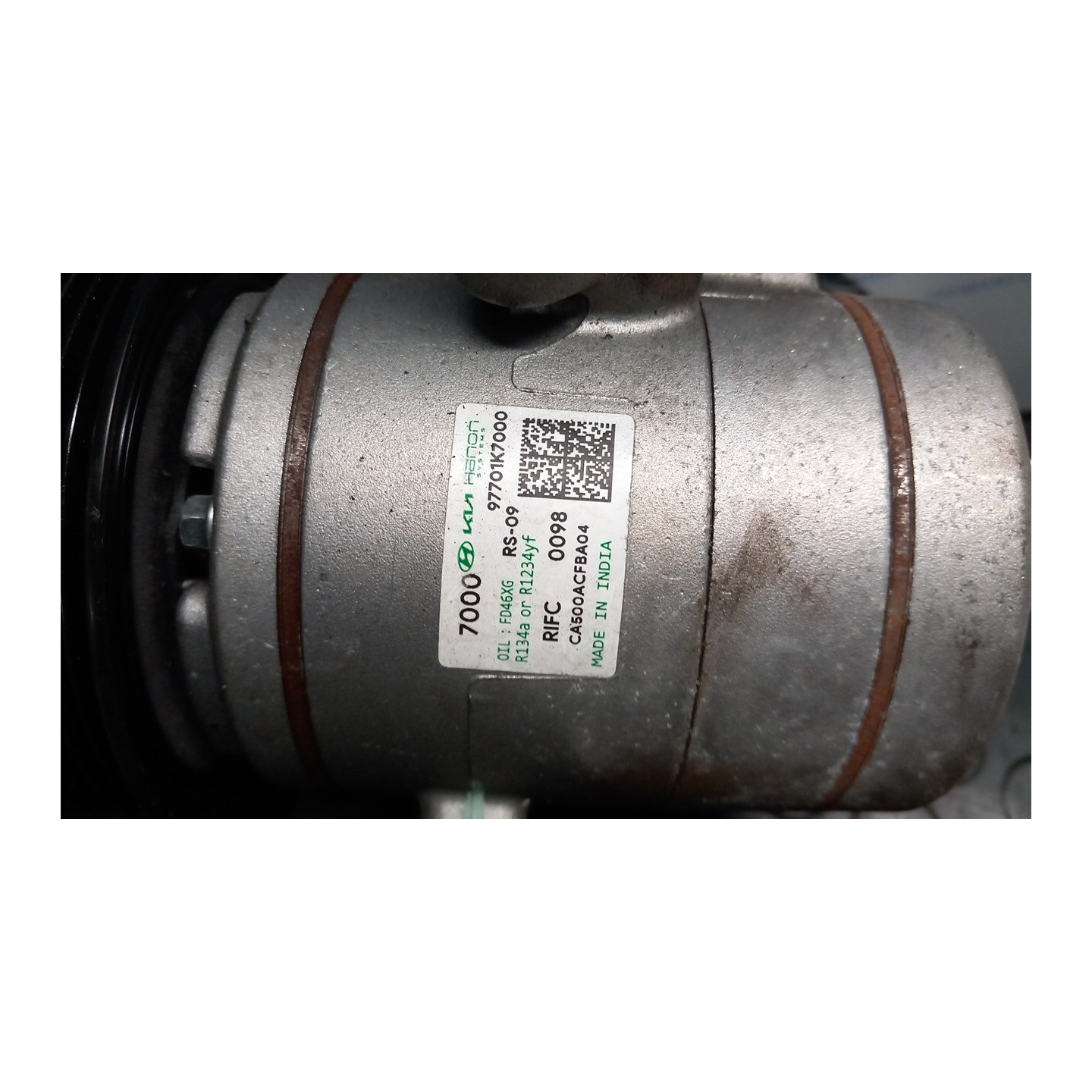 COMPRESSORE A/C 021 HYUNDAI I10 (01/20-) G3LD 97701K7000