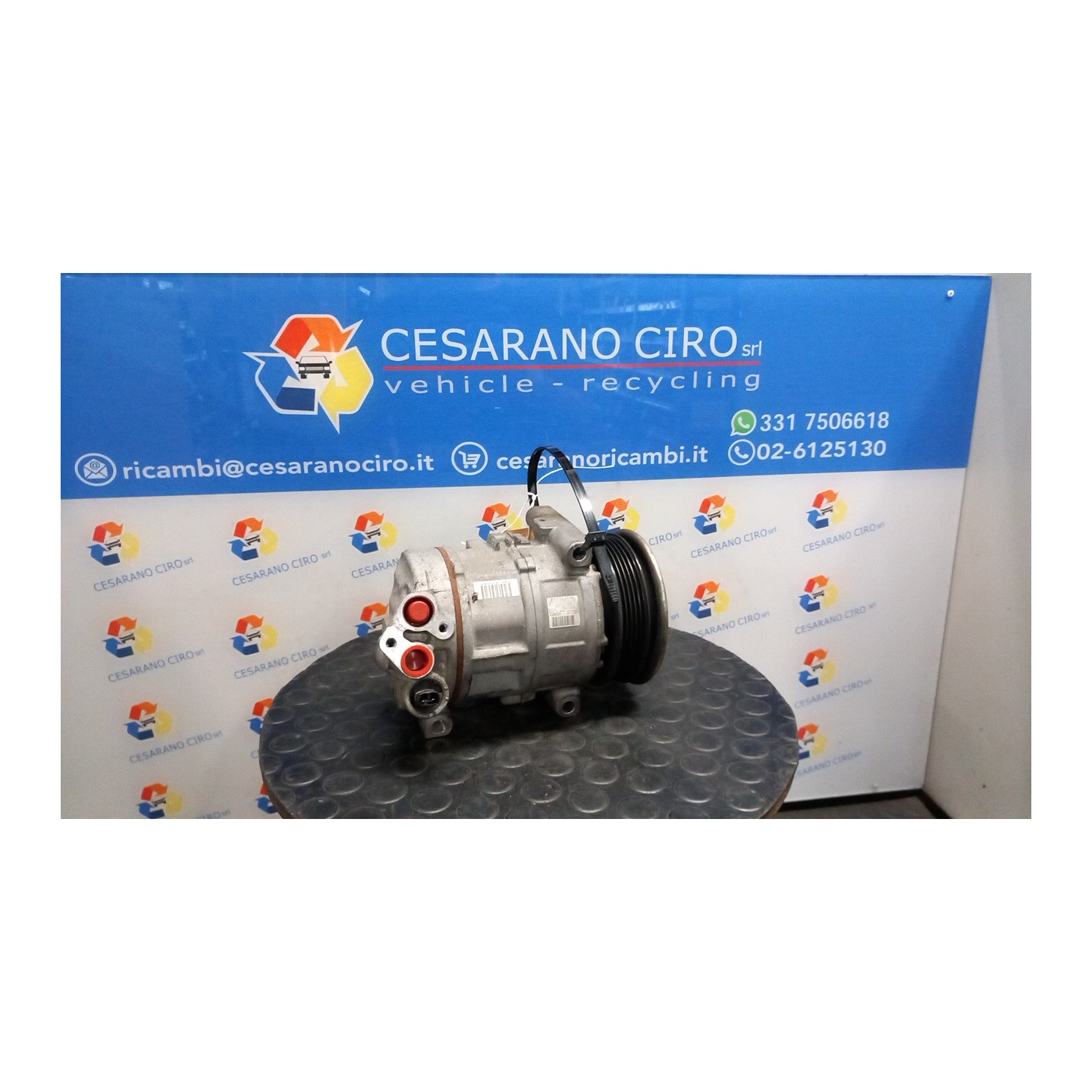 COMPRESSORE A/C C/A/C,C/A/C AUTO 046 FIAT PUNTO EVO (3J) (08/09-07/13) 955A6000 55194880