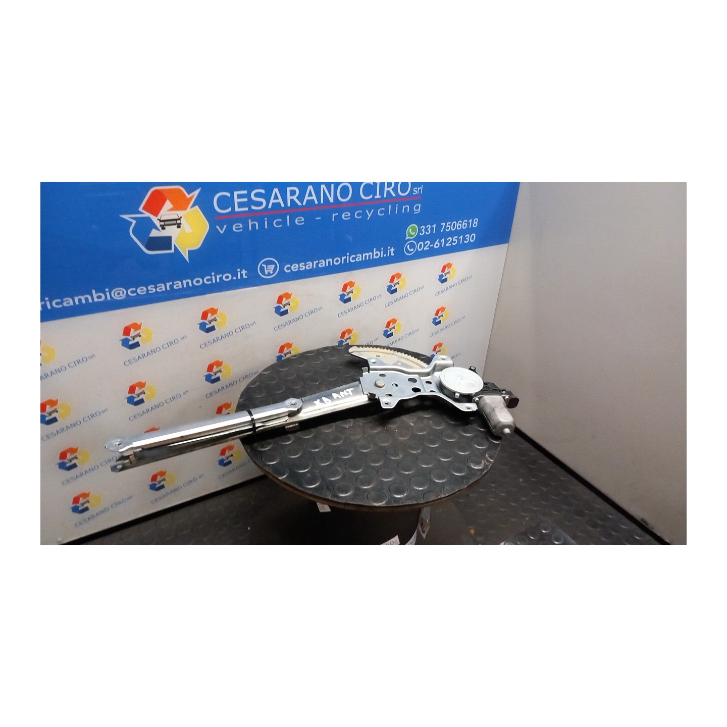 ALZACRISTALLO ELETTR. PORTA ANT. DX. 055 OPEL AGILA (H08) (01/08-) K12B 93193628
