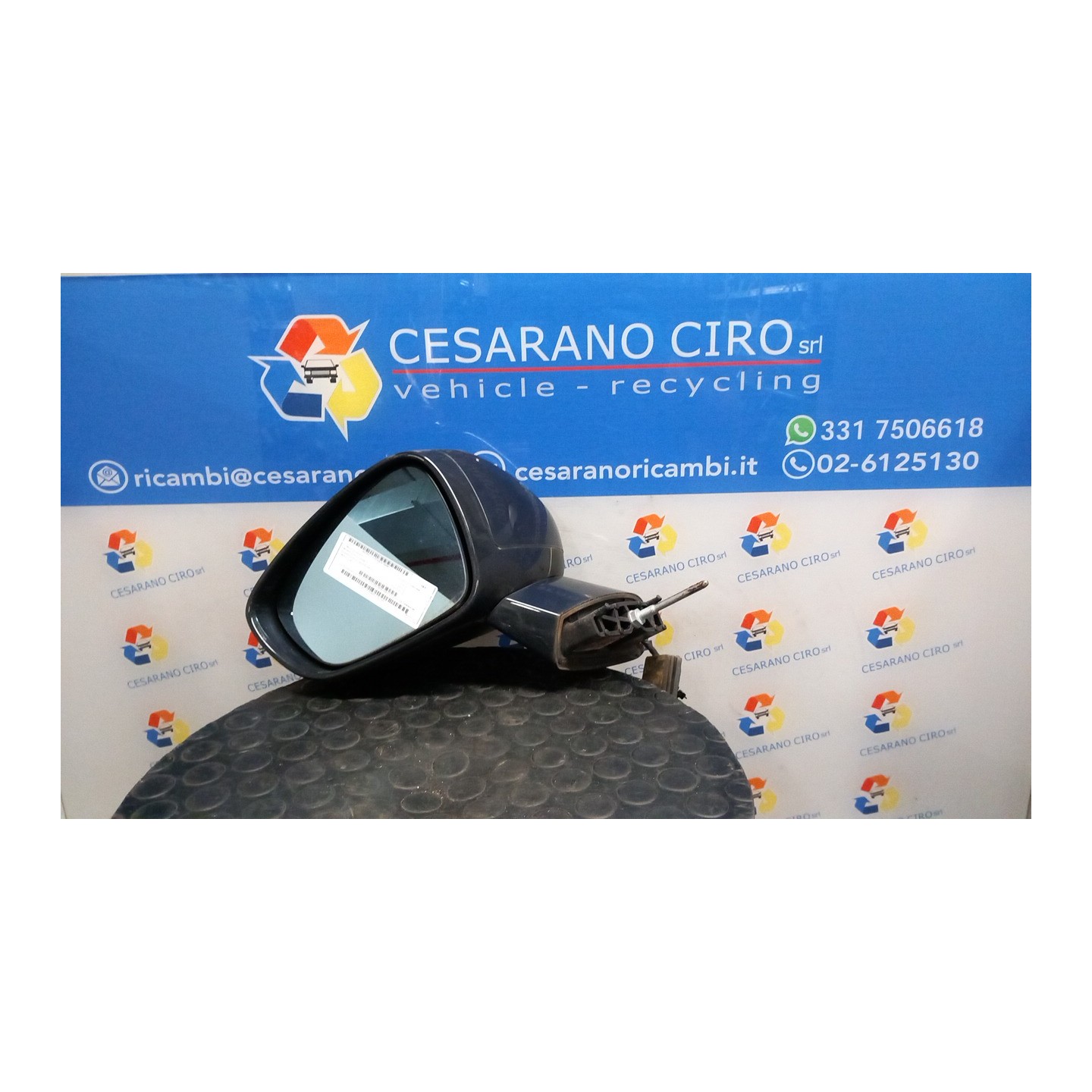 RETROVISORE EST. REGOLAZ. ELETTR. RIPIEGHEVOLE ELET. SX. 061 CITROEN C5 (X7) (02/08-) RFJ 1606404780