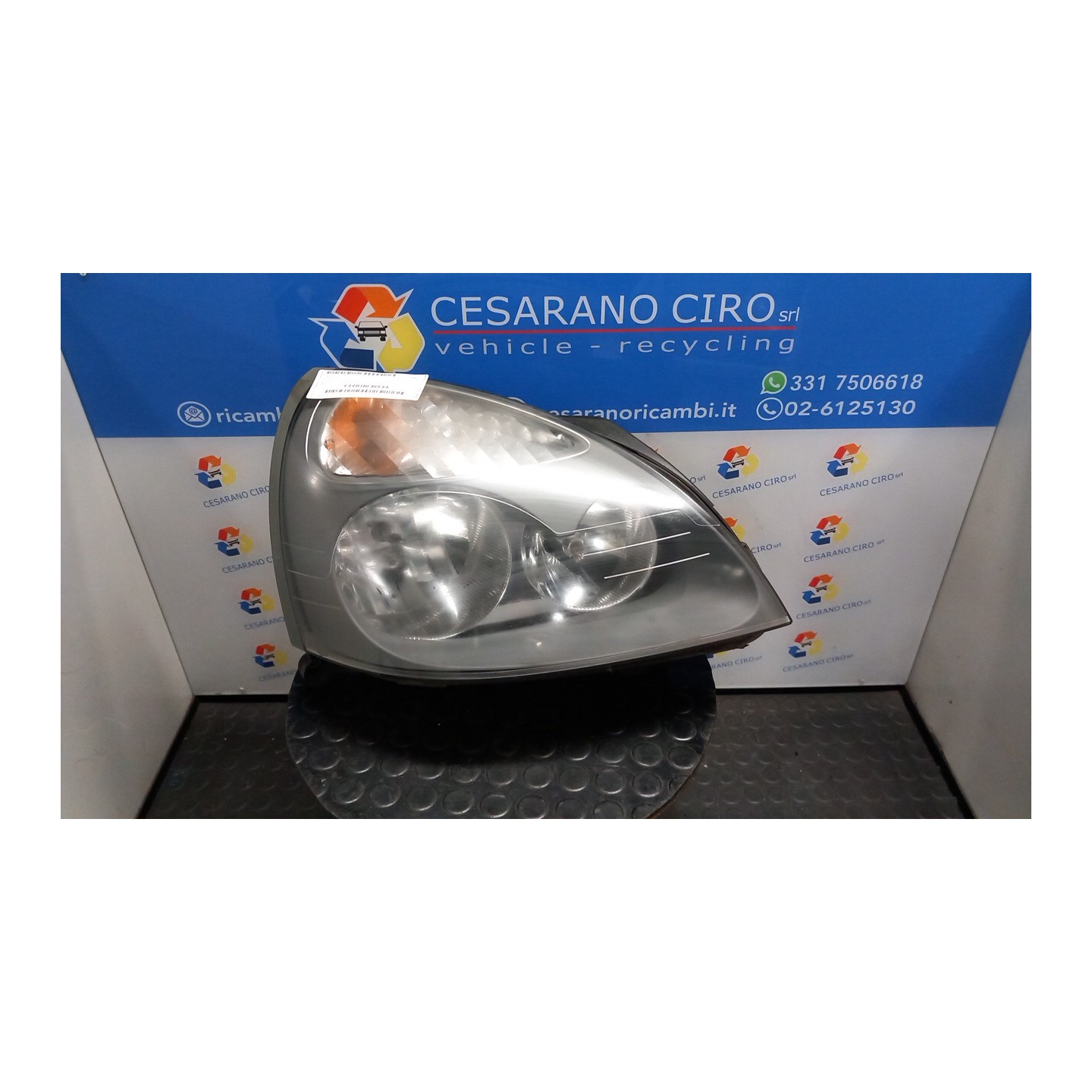 PROIETTORE XENO DX. 066 RENAULT CLIO 2A SERIE (05/01-11/10) D7FG7 7701057660