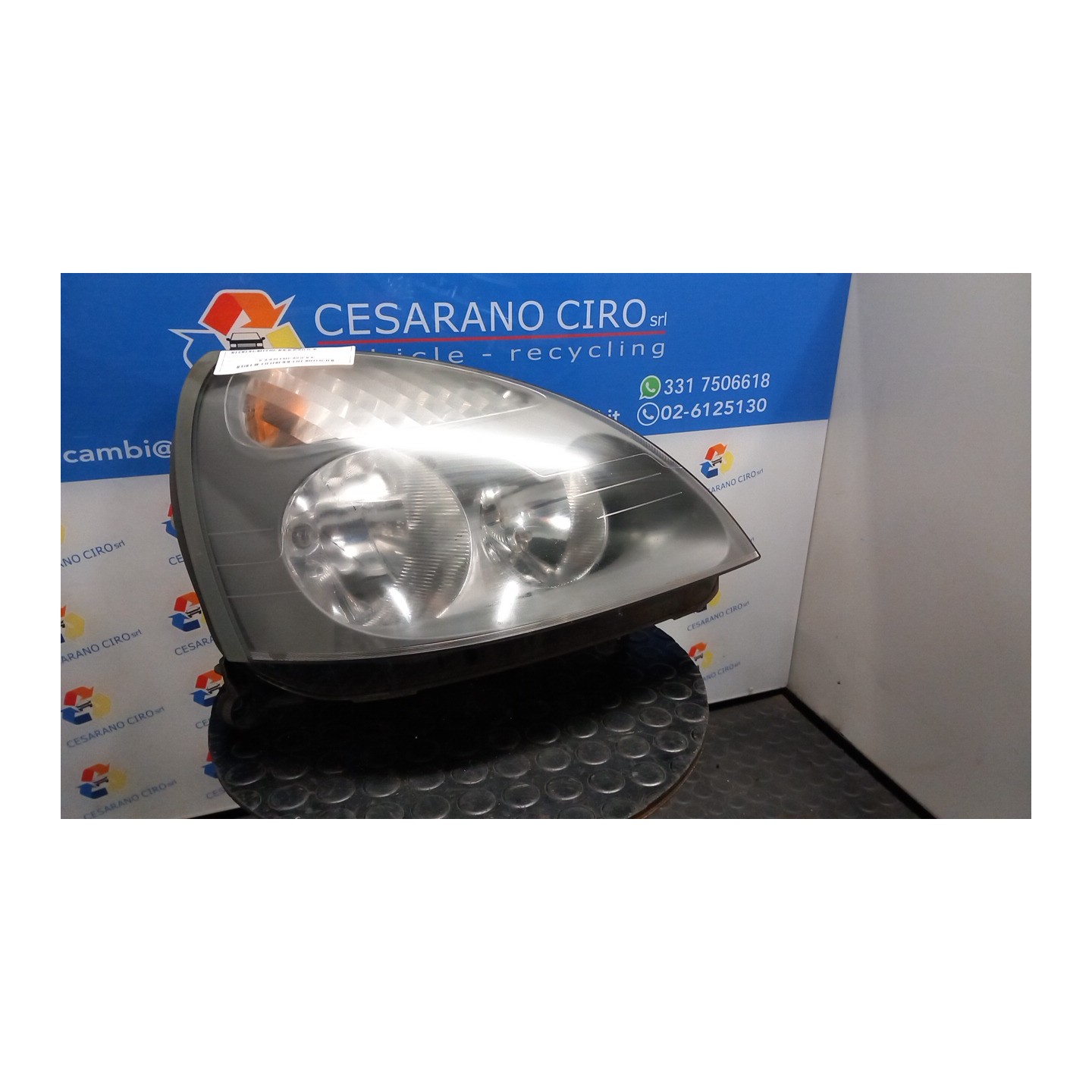 PROIETTORE XENO DX. 066 RENAULT CLIO 2A SERIE (05/01-11/10) D7FG7 7701057660
