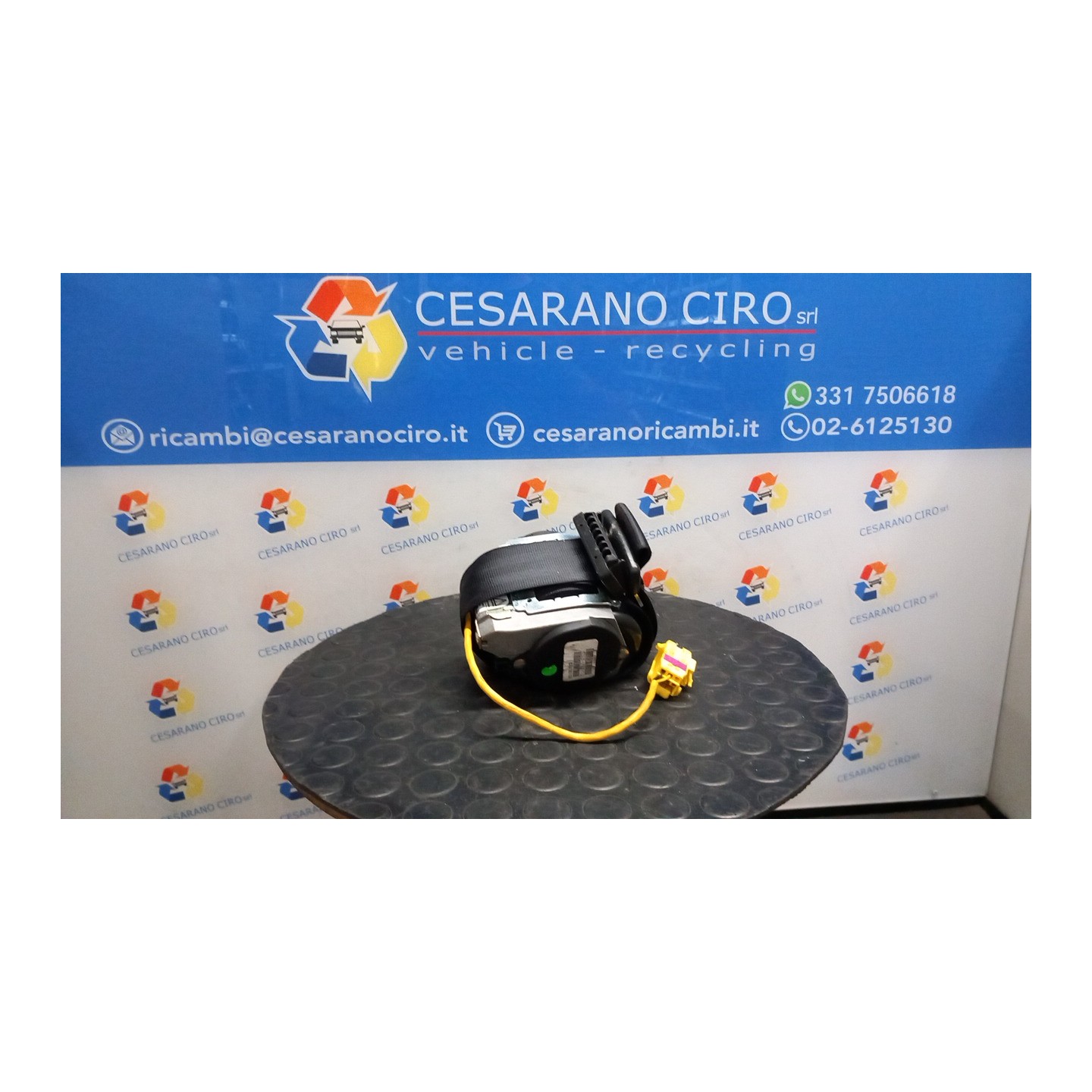 CINTURA DI SICUREZZA ANT. DX. 036 VOLKSWAGEN NEW BEETLE CABRIO (1Y) BFS 1C1857706MHCP