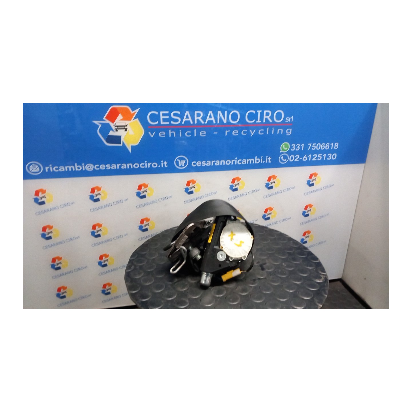 CINTURA DI SICUREZZA ANT. S/CINTURA  ANT REGOLABILI SX. 130 FIAT BRAVO (3Y) (12/09-) 198A4000 735520864