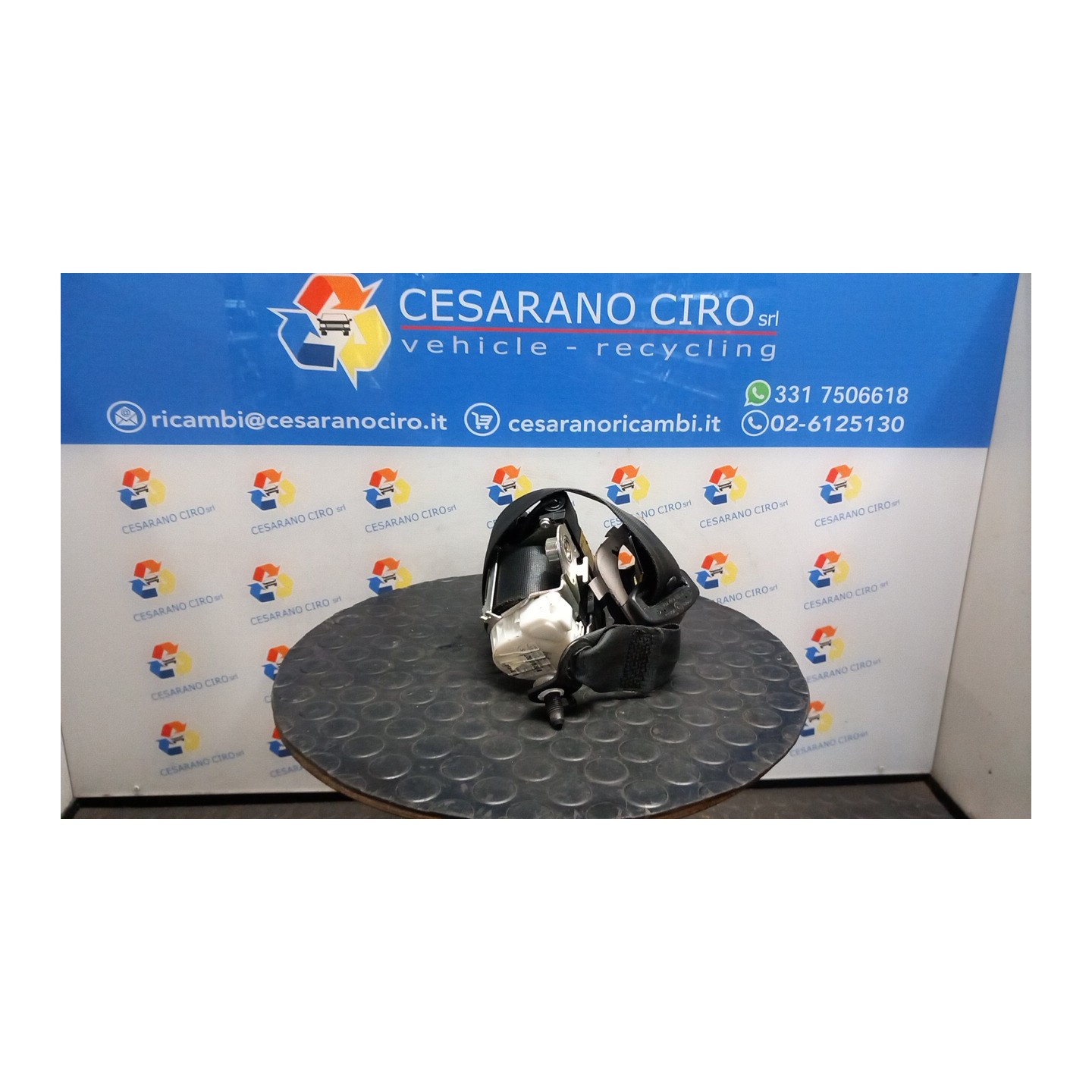 CINTURA DI SICUREZZA ANT. S/CINTURA  ANT REGOLABILI SX. 130 FIAT BRAVO (3Y) (12/09-) 198A4000 735520864
