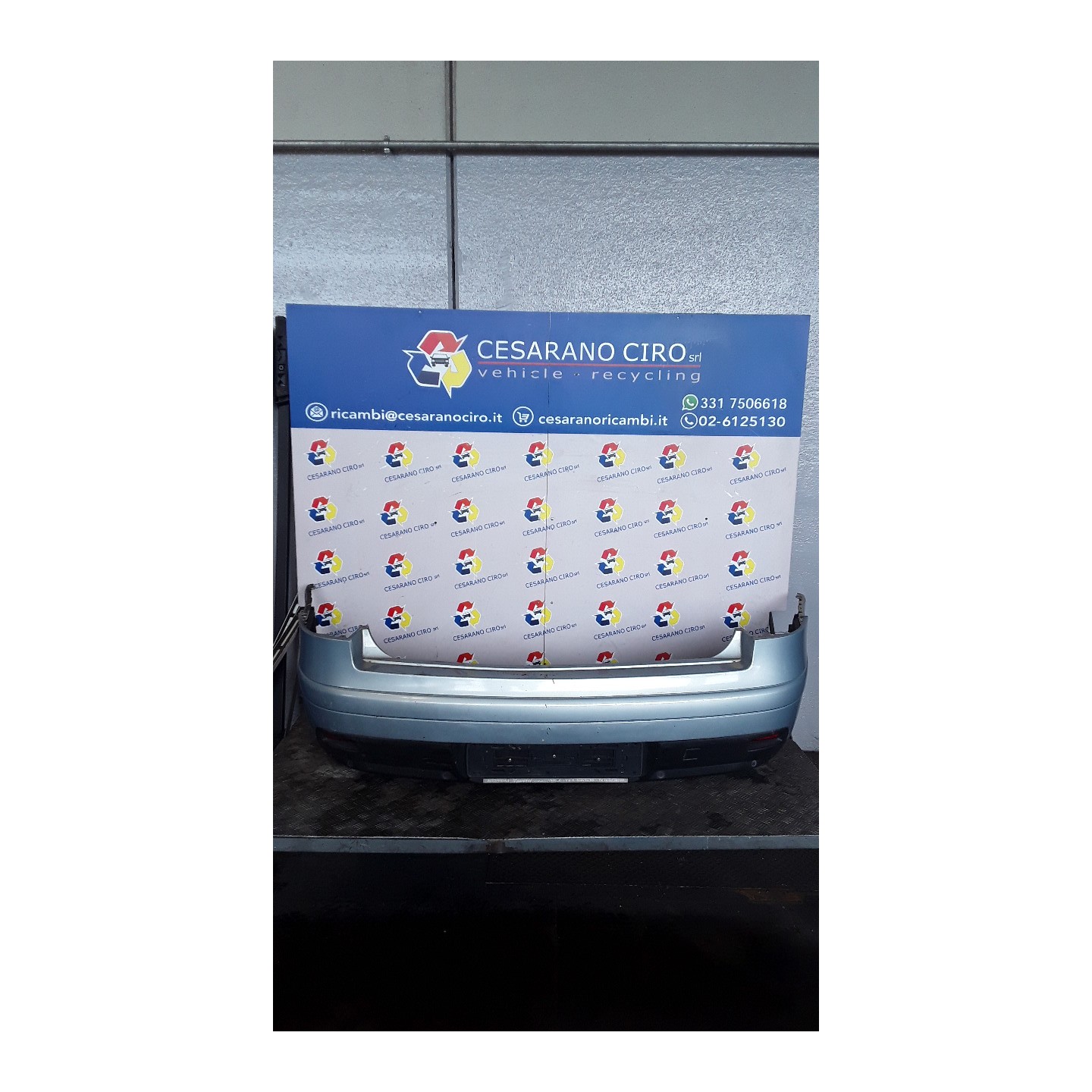 PARAURTI POST. DA VERNICIARE TRANNE FASCIONI 142 CITROEN C5 (09/04-02/08) RHR 7410W2