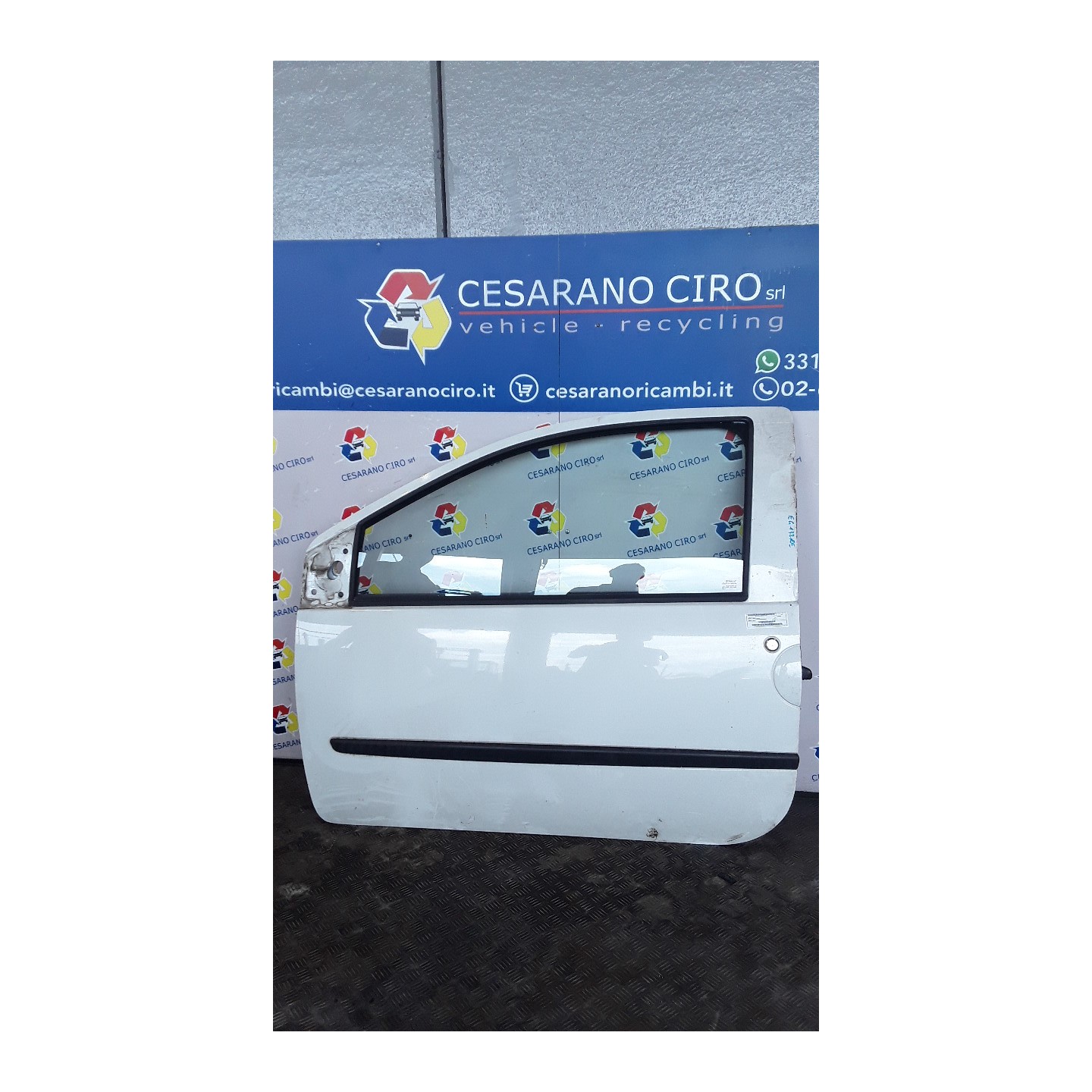 PORTA ANT. SX. 151 RENAULT TWINGO 2A SERIE (06/07-02/12) K9KP8 7751477647