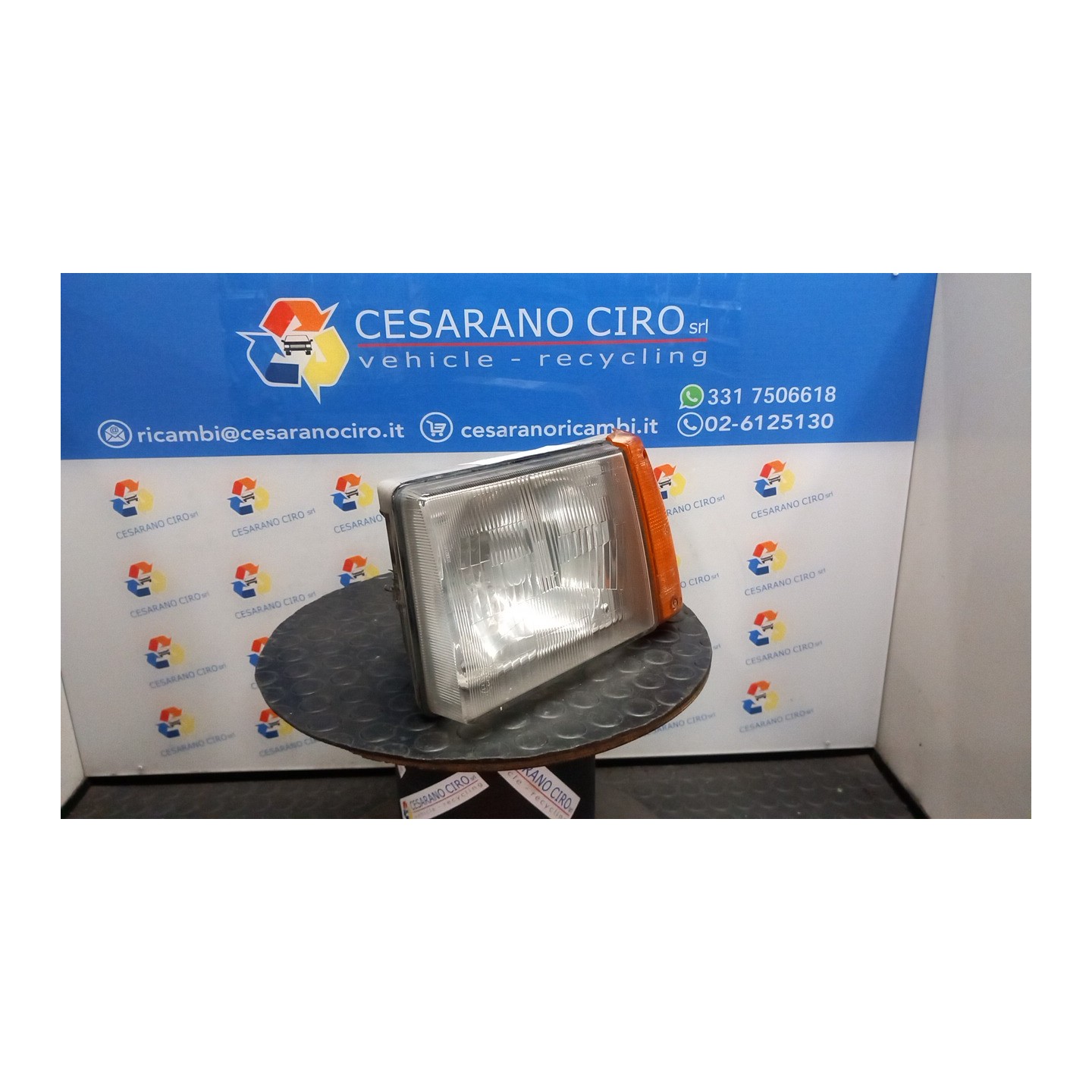 PROIETTORE CARELLO SX. 008 FIAT PANDA 1A SERIE (03/92-03/04) 187A1000 46421729