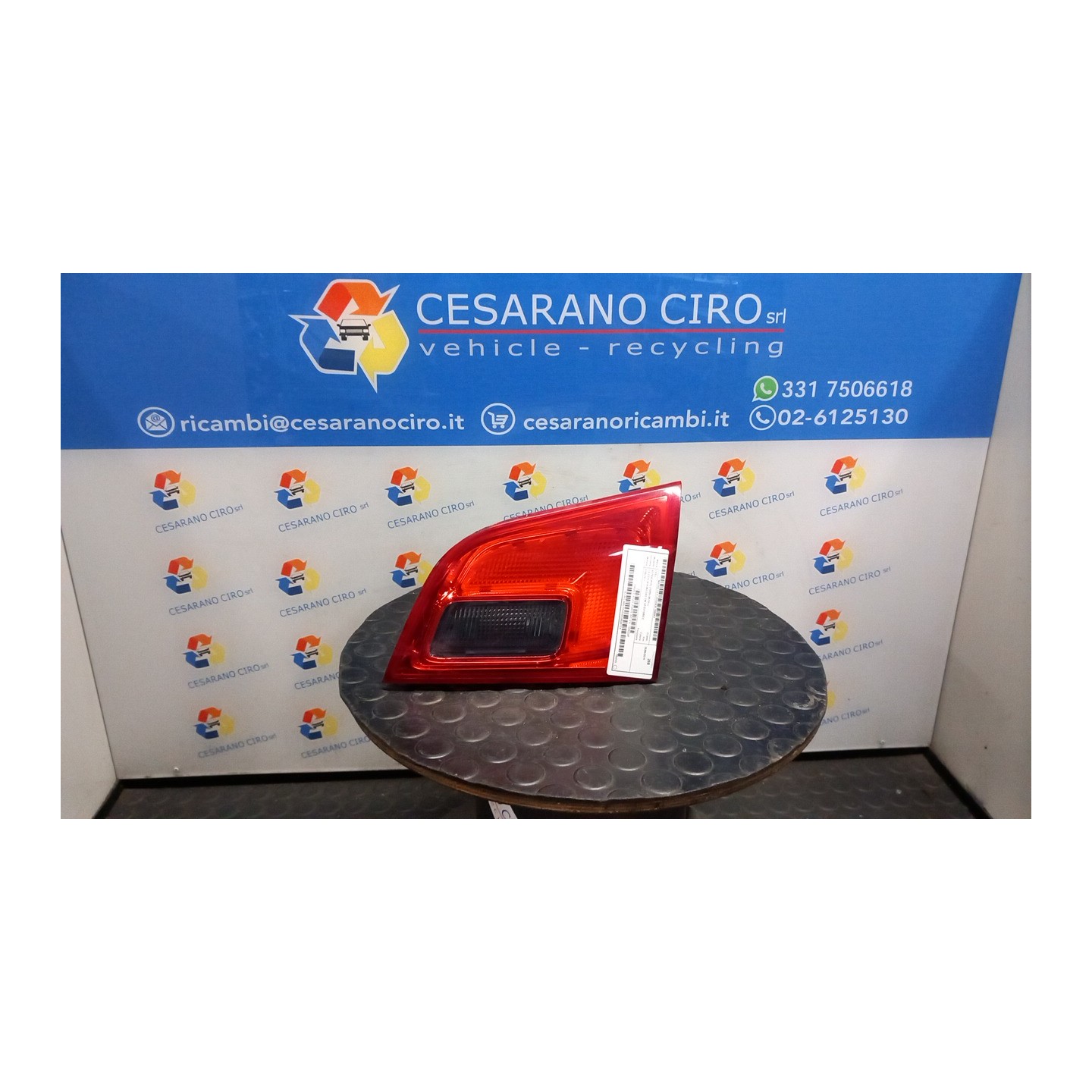 FANALE POST. PARTE INT. DX. 063 OPEL ASTRA (P10) (10/09-06/18) B16DTL 13282247