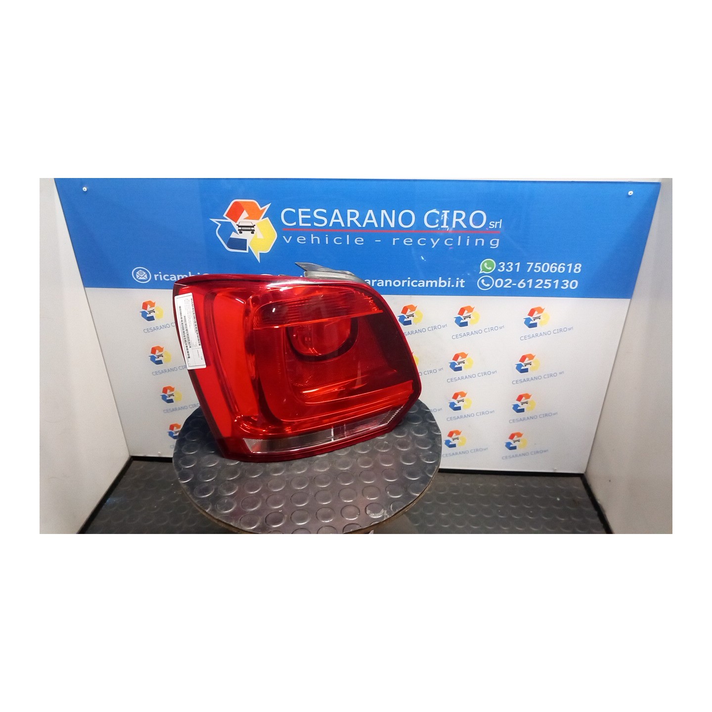FANALE POST. AL SX. 095 VOLKSWAGEN POLO (6R) (05/09-10/14) CGP 6R0945095AH