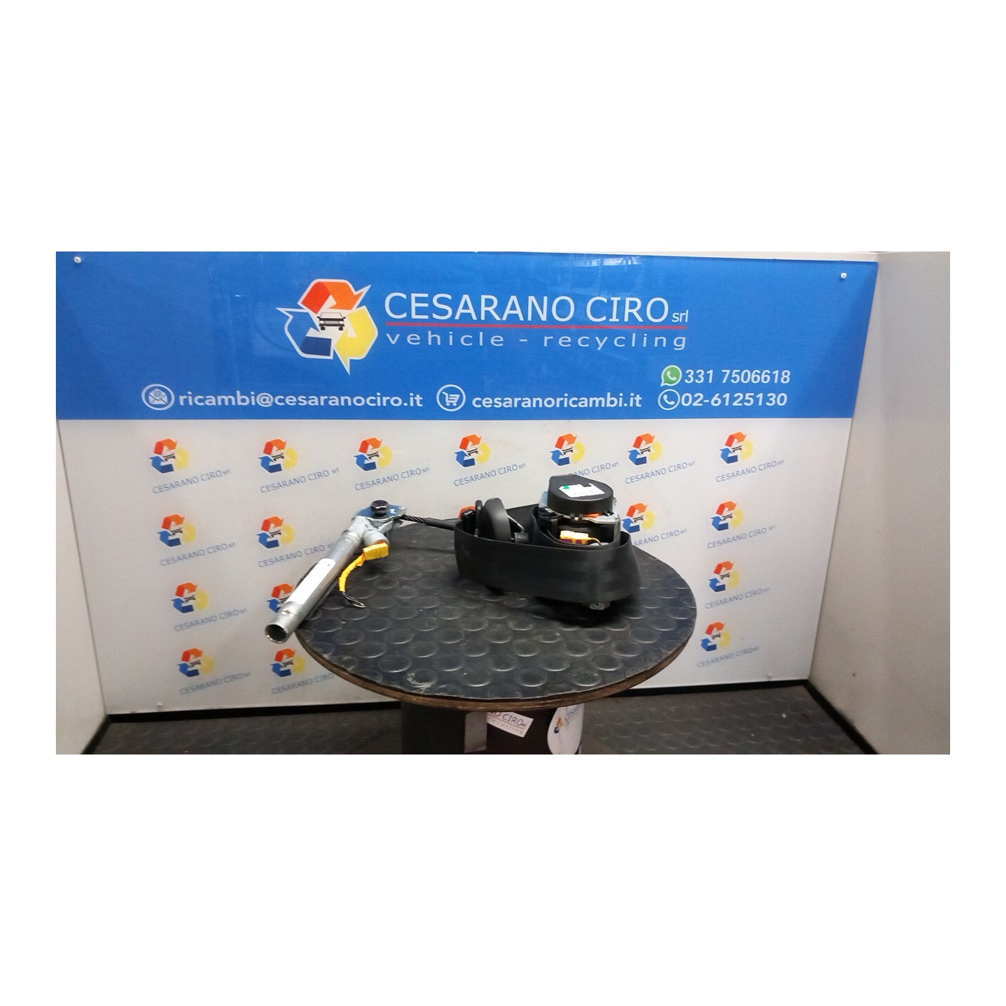 CINTURA DI SICUREZZA ANT. DX. 098 LANCIA YPSILON (TK) (04/11-06/16) 169A4000 735529163