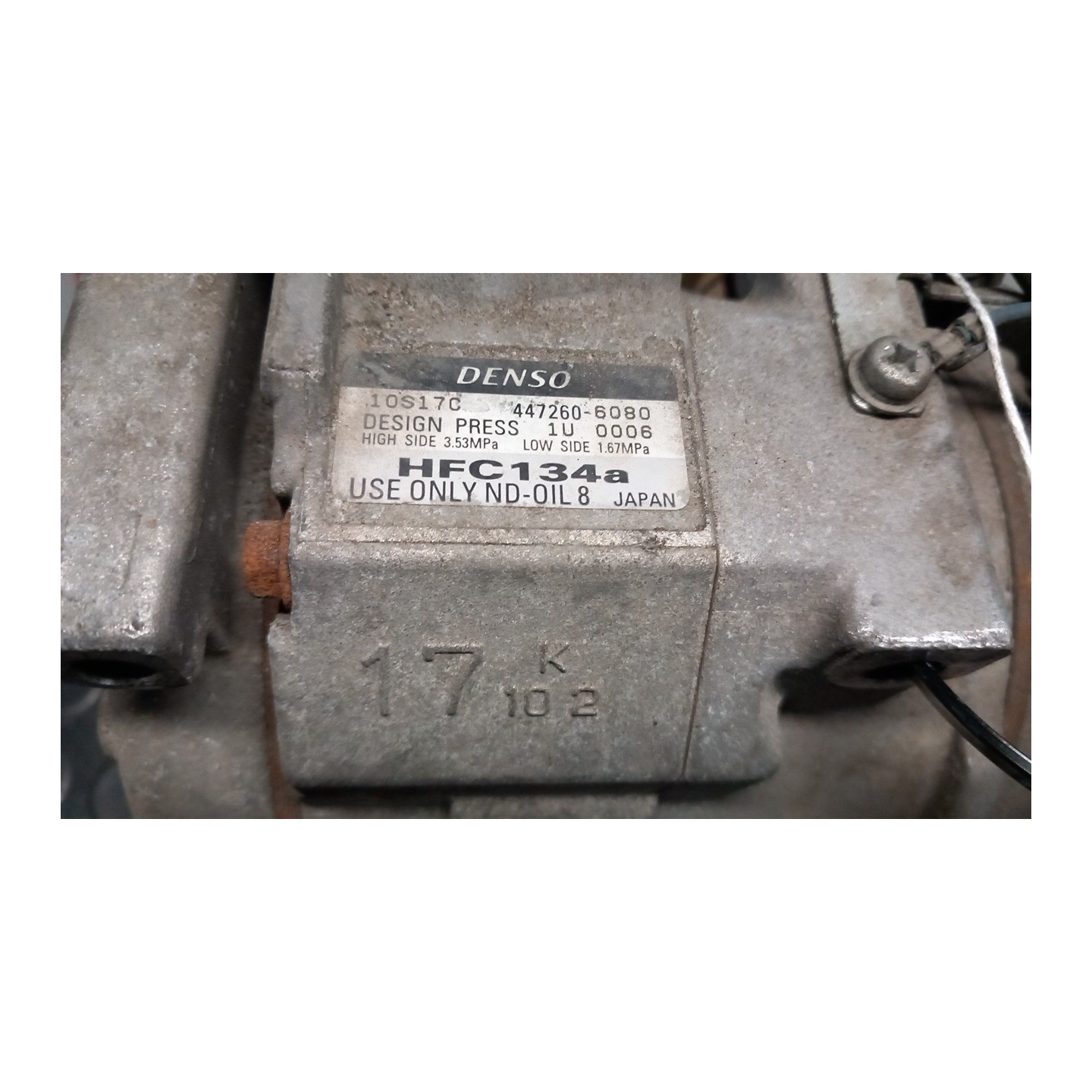 COMPRESSORE A/C 104 HONDA FR-V (10/04-04/07) N22A1 38810RJLE01