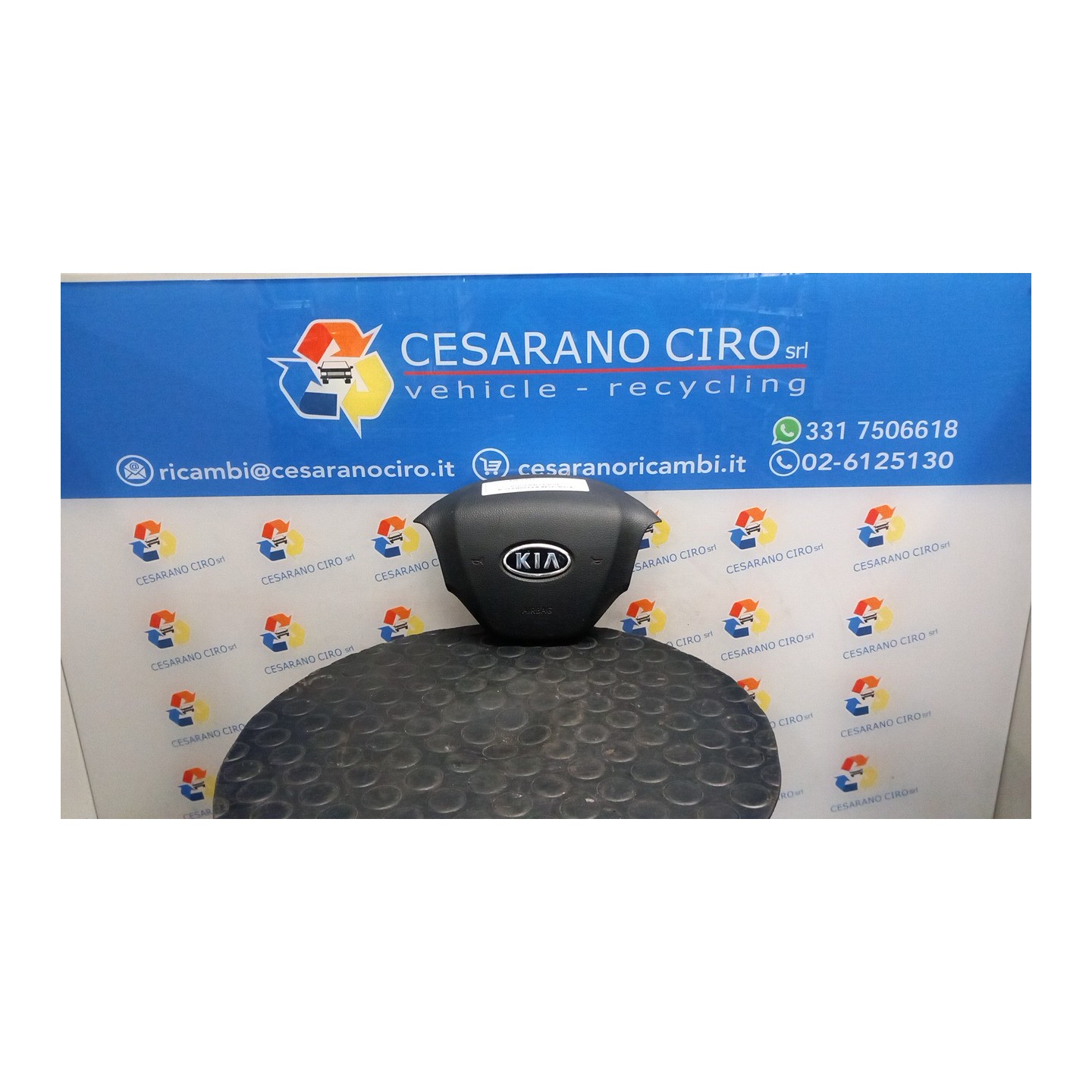 DISPOSITIVO AIRBAG LATO GUIDA 122 KIA PICANTO 2A SERIE (05/11-10/15 G3LA 569001Y000EQ