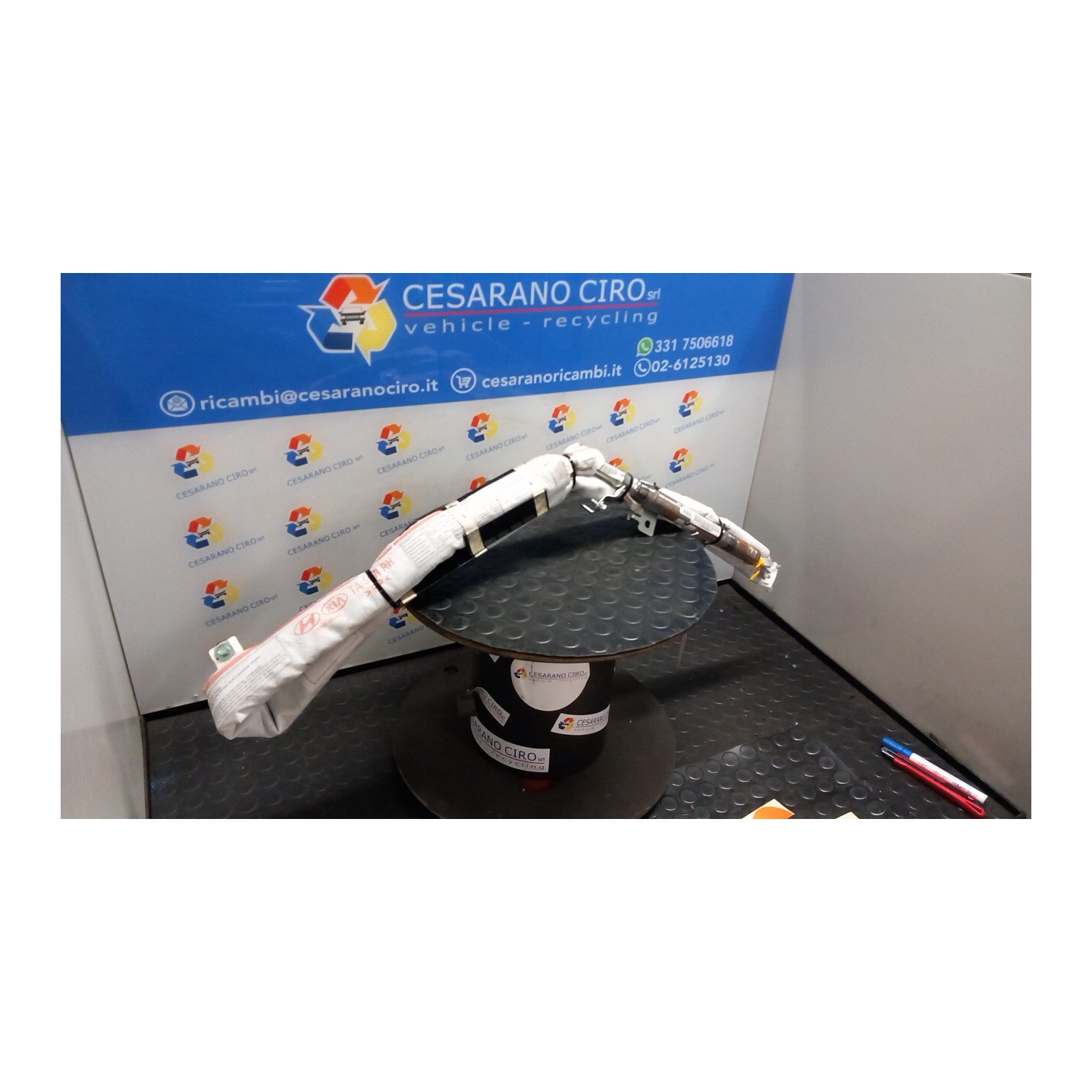 DISPOSITIVO AIRBAG A TENDINA DX. 123 KIA PICANTO 2A SERIE (05/11-10/15 G3LA 850201Y000