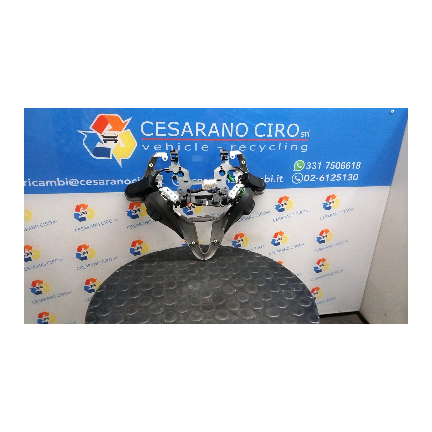 RIVESTIMENTO CENTR. VOLANTE 169 HONDA INSIGHT (04/09-10/13) LDA3 78543TF0N81ZB