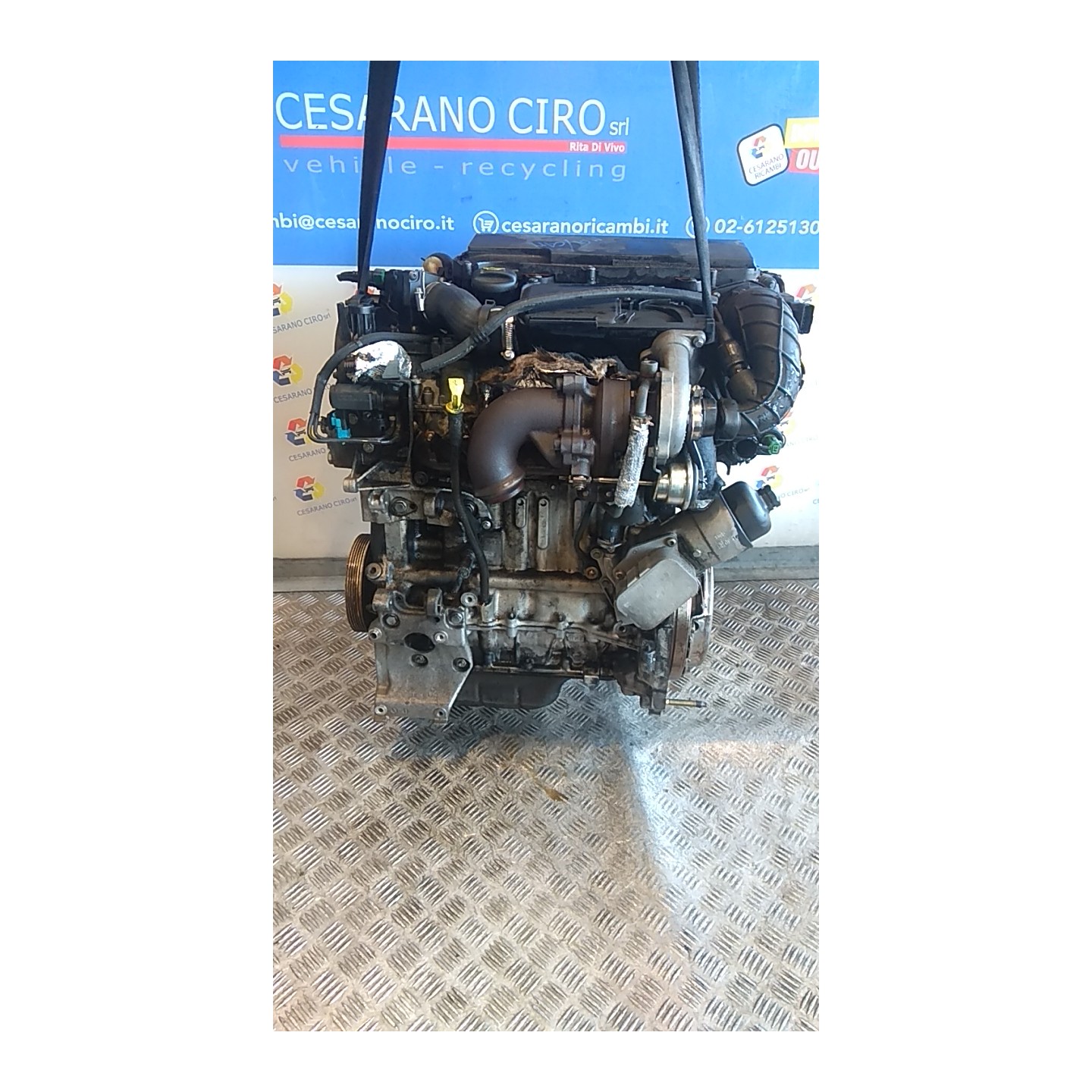 MOTORE SEMICOMPL. 012 CITROEN C3 PLURIEL (05/03-11/10) 8HZ 135EJ