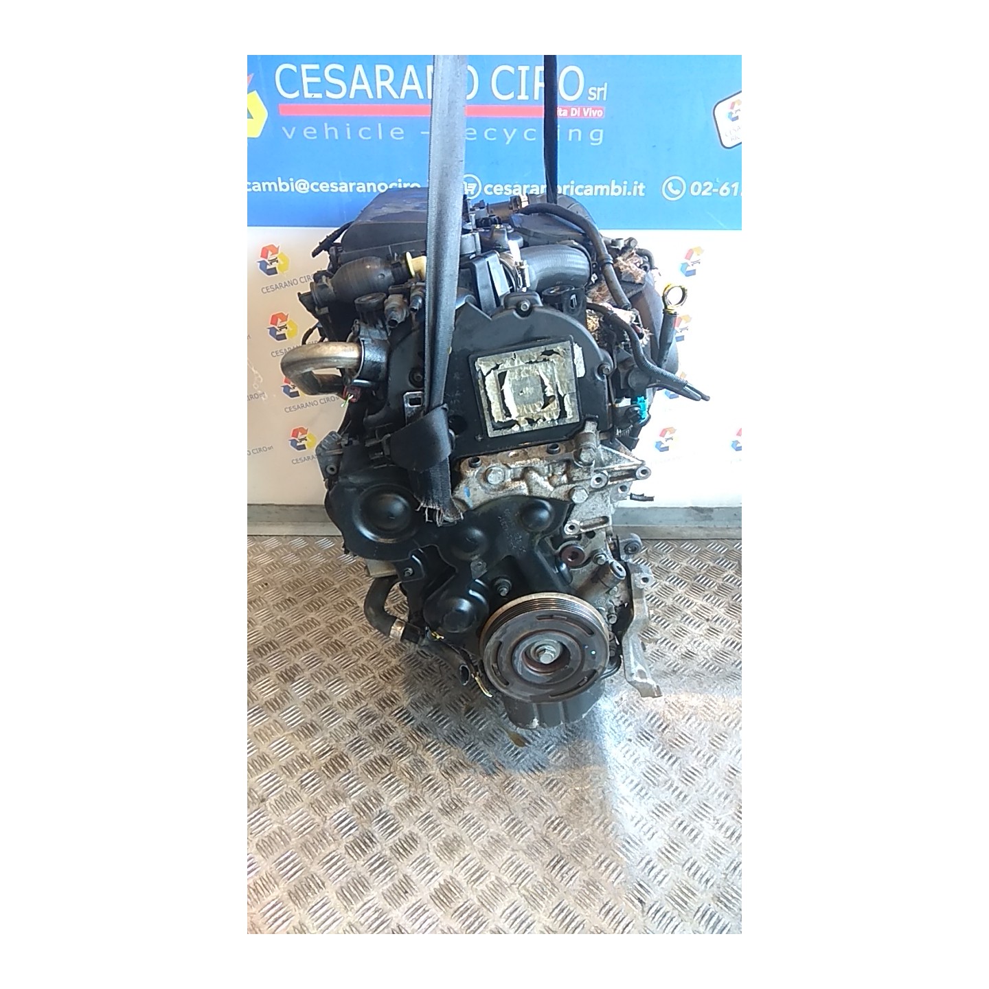 MOTORE SEMICOMPL. 012 CITROEN C3 PLURIEL (05/03-11/10) 8HZ 135EJ