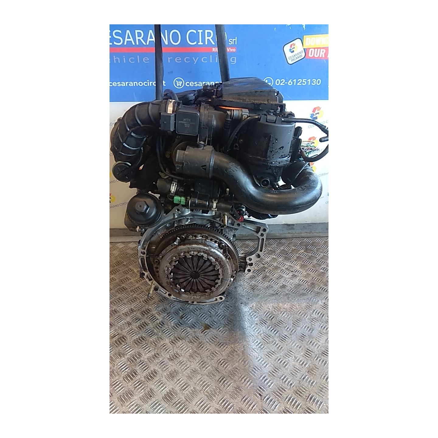 MOTORE SEMICOMPL. 012 CITROEN C3 PLURIEL (05/03-11/10) 8HZ 135EJ