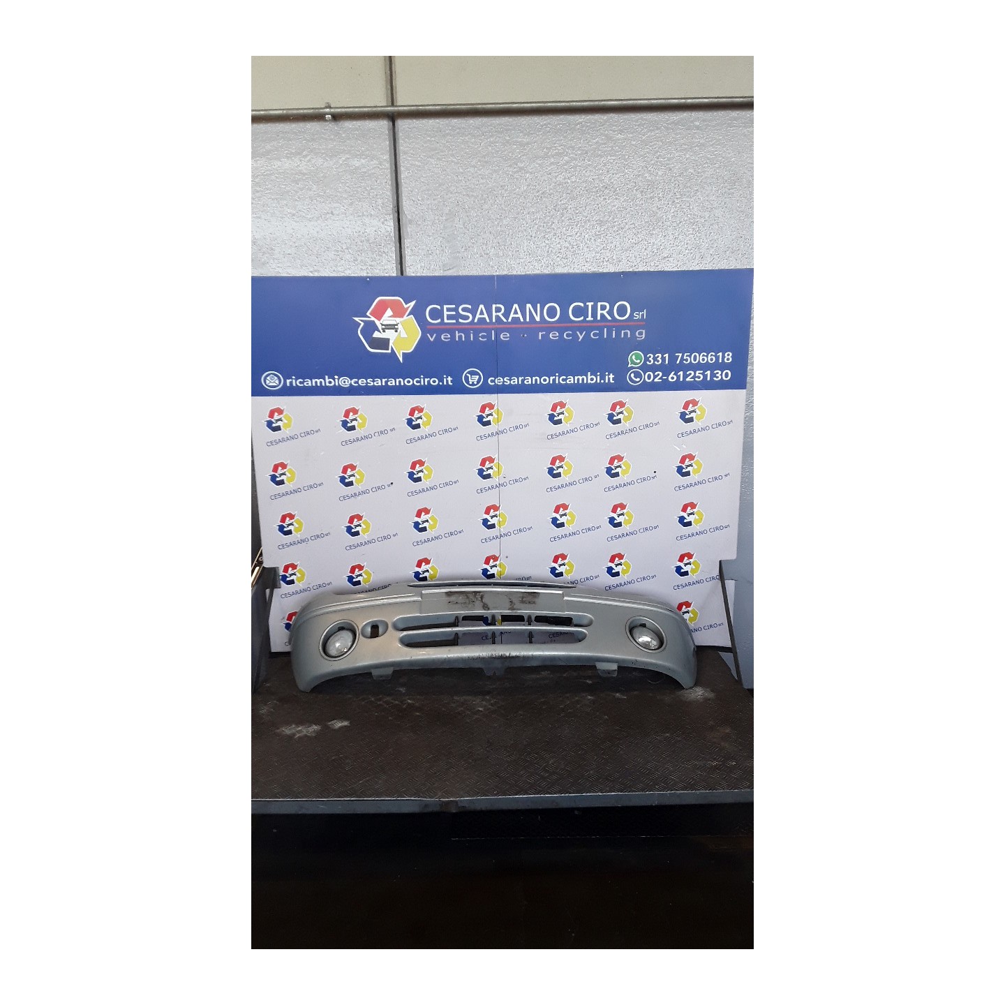 PARAURTI ANT. 09/98 046 RENAULT TWINGO 1A SERIE (08/98-09/07) D7FF7 7700823765