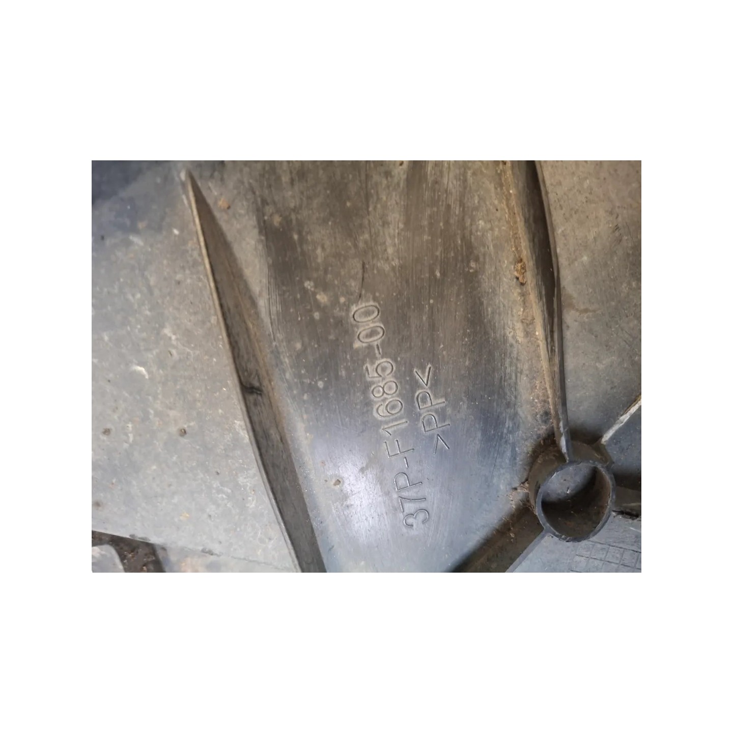 Parafango posteriore con portatarga Yamaha X-Max 250 (E3) (10-14) X-Max 250 ABS 