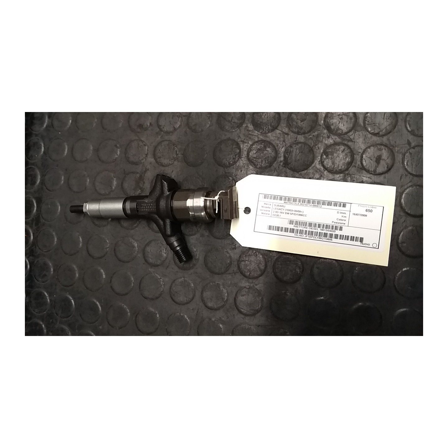 INIETTORE DIESEL 013 SUBARU LEGACY (10/03-09/09) EE20 16613AA020