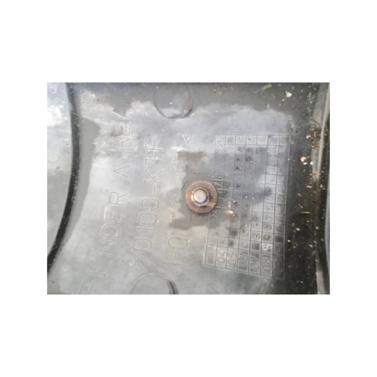 Parafango posteriore Honda SH 150 i (-09) SH 150 i 